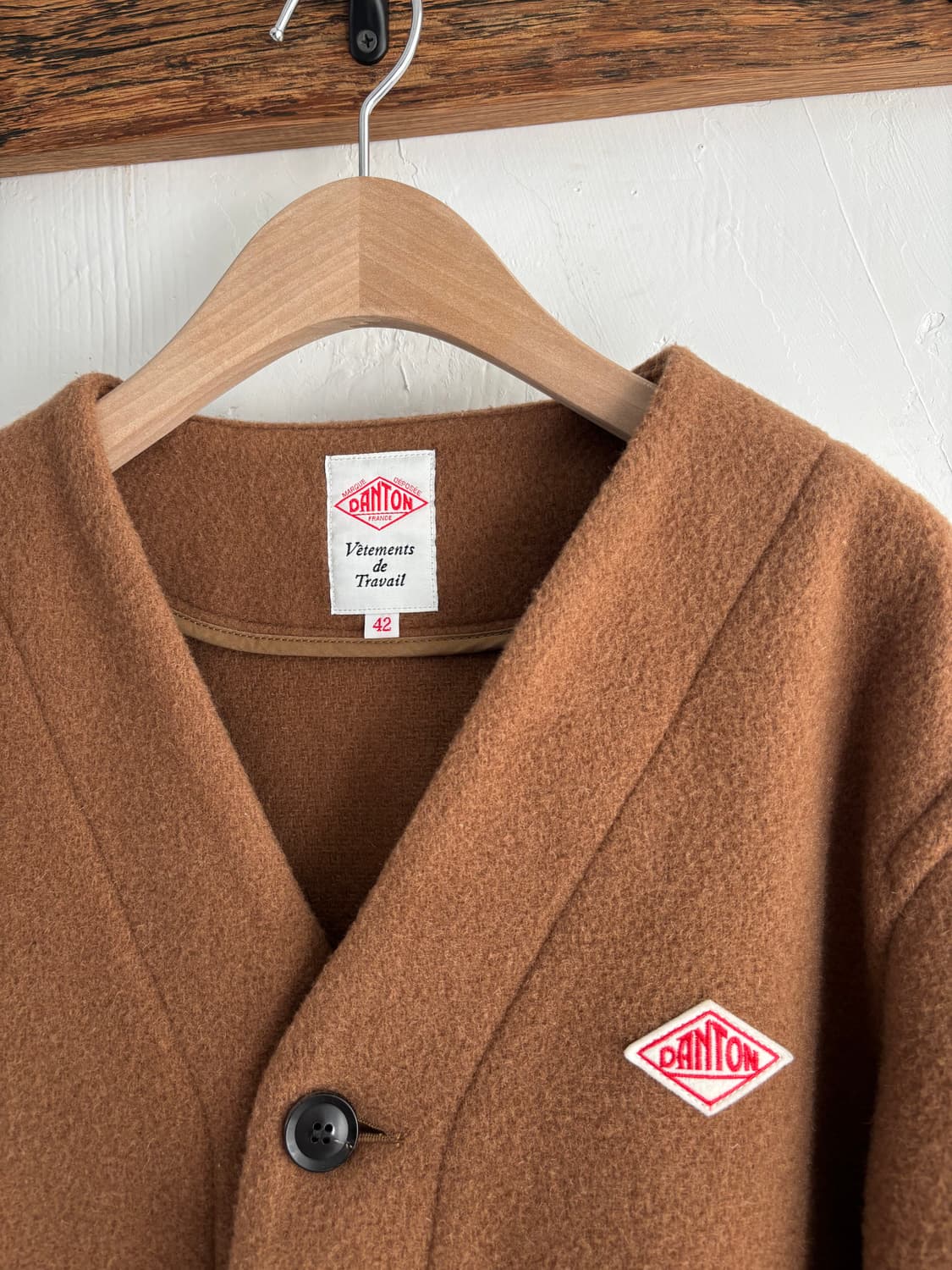 Danton 단톤 카라리스 브라운 울 자켓 상품이미지4