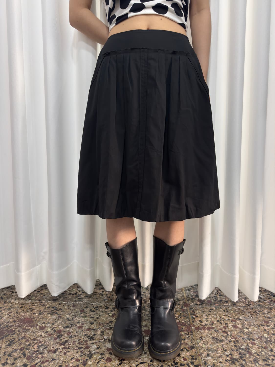 sonia rykiel pleats puff midi skirt 상품이미지2