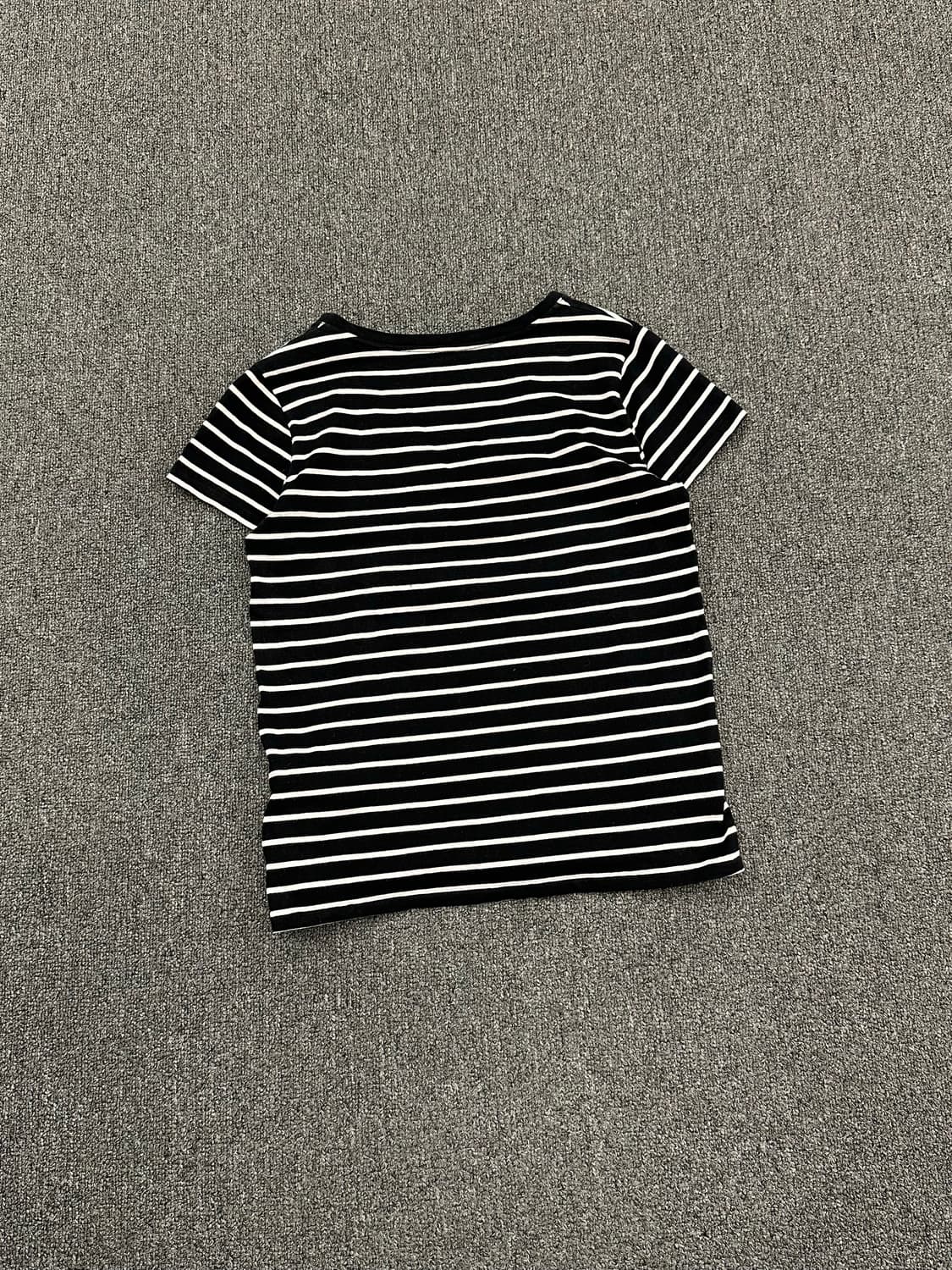 S)폴로 랄프 로렌 빈티지 여성 v넥 스트라이프 반팔 상품이미지4