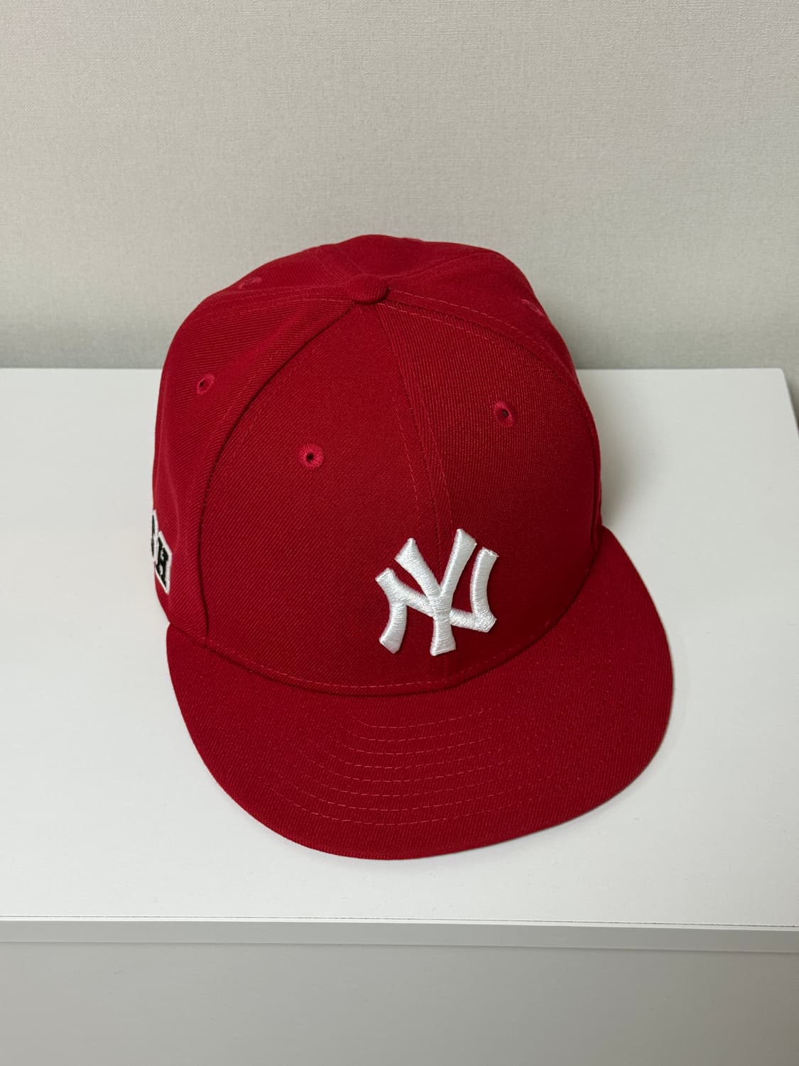 MLB 뉴욕 양키스 베이직 피티드캡 스칼렛 상품이미지2