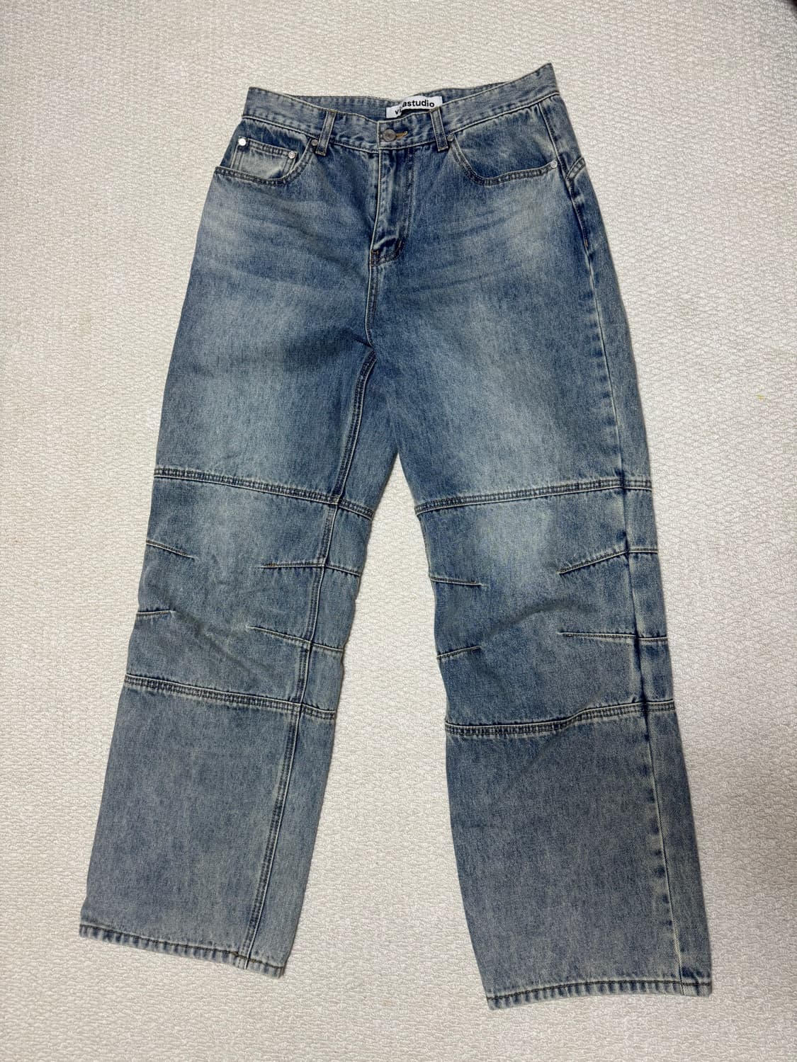 비바스튜디오 워싱 바이커 데님  팬츠(M) 상품이미지1