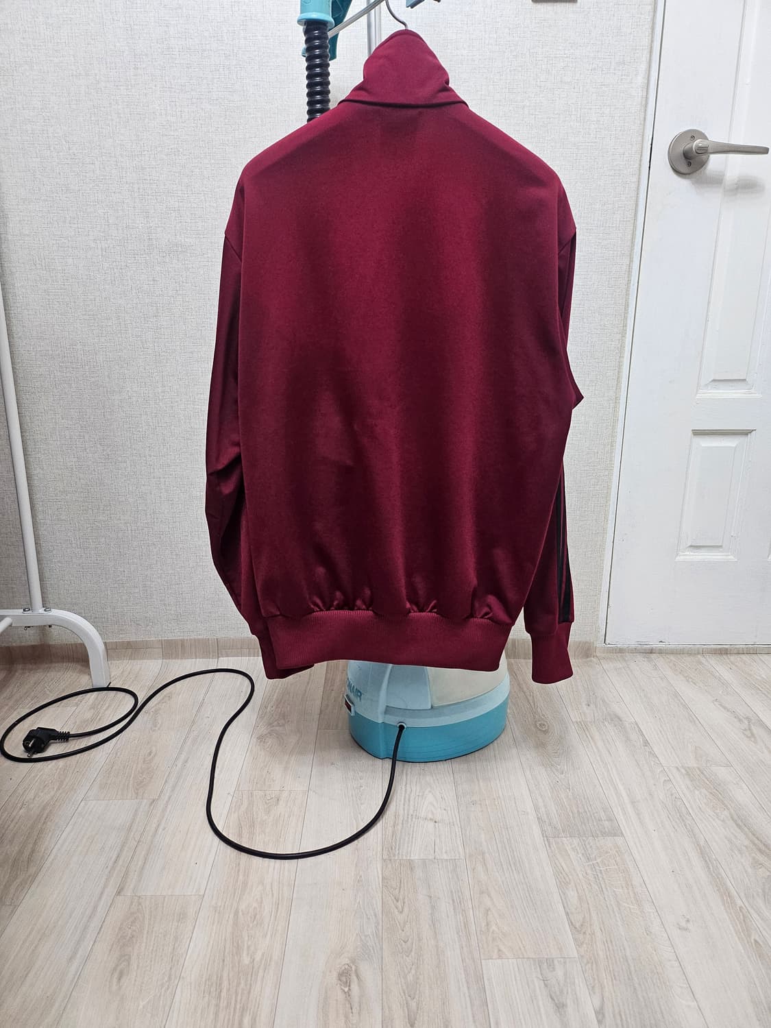 (90~95)S ☆우주매물☆ 아디다스 파이어버드 [버건디검정] 트랙탑져지 상품이미지6