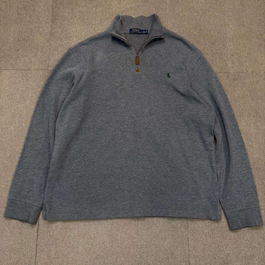 polo 랄프로렌 폴로 반집업 코튼탑 L  상품이미지1