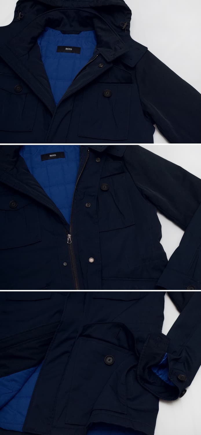 휴고 보스 캔드 패디드 후드 트레블러 필드 자켓 (48 / 100) 상품이미지8