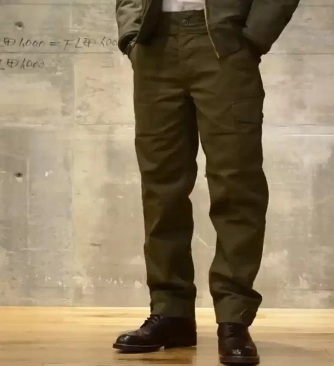 프리휠러스 에비에이터 팬츠 올리브 32 상태최상 상품이미지1