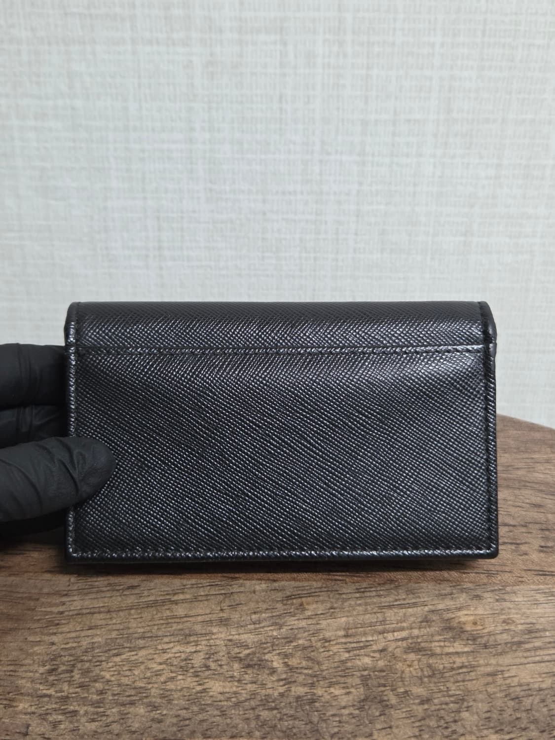 프라다(PRADA) 명함지갑 / 카드지갑 블랙 (정품) 상품이미지3