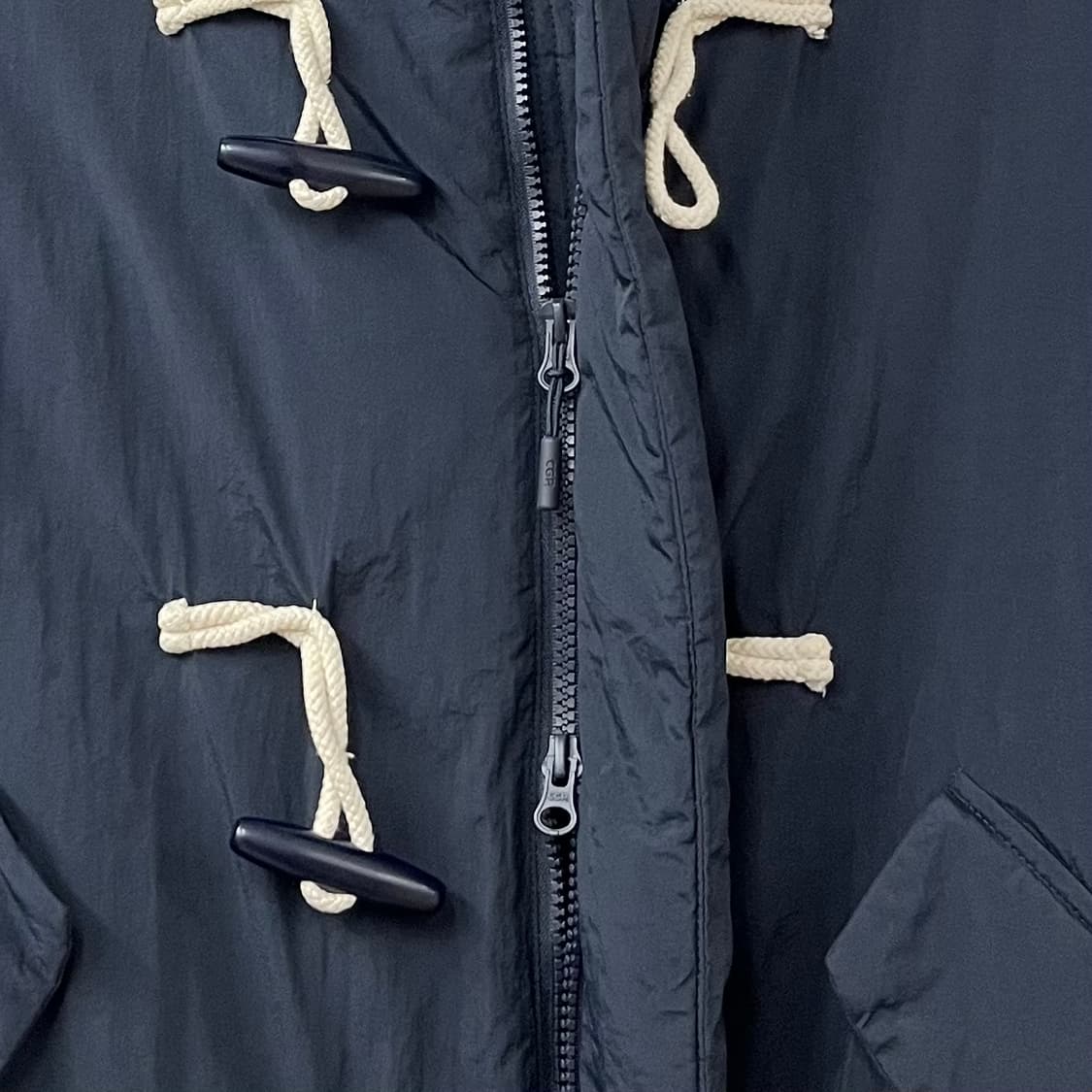 코드그라피 떡볶이 더플 블랙 후드 패딩 상품이미지5