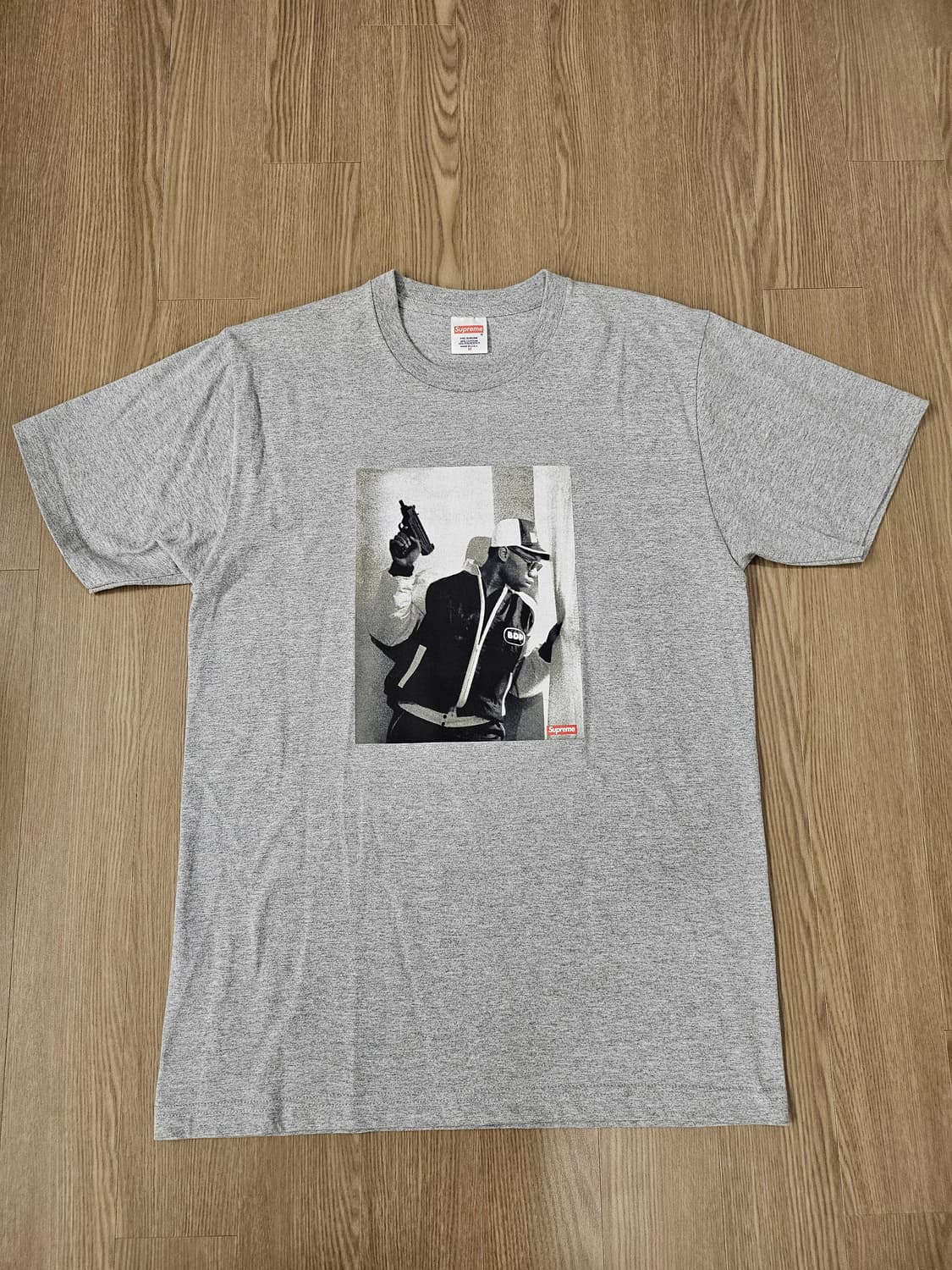 슈프림 krs one 14FW 반팔 그레이 상품이미지1