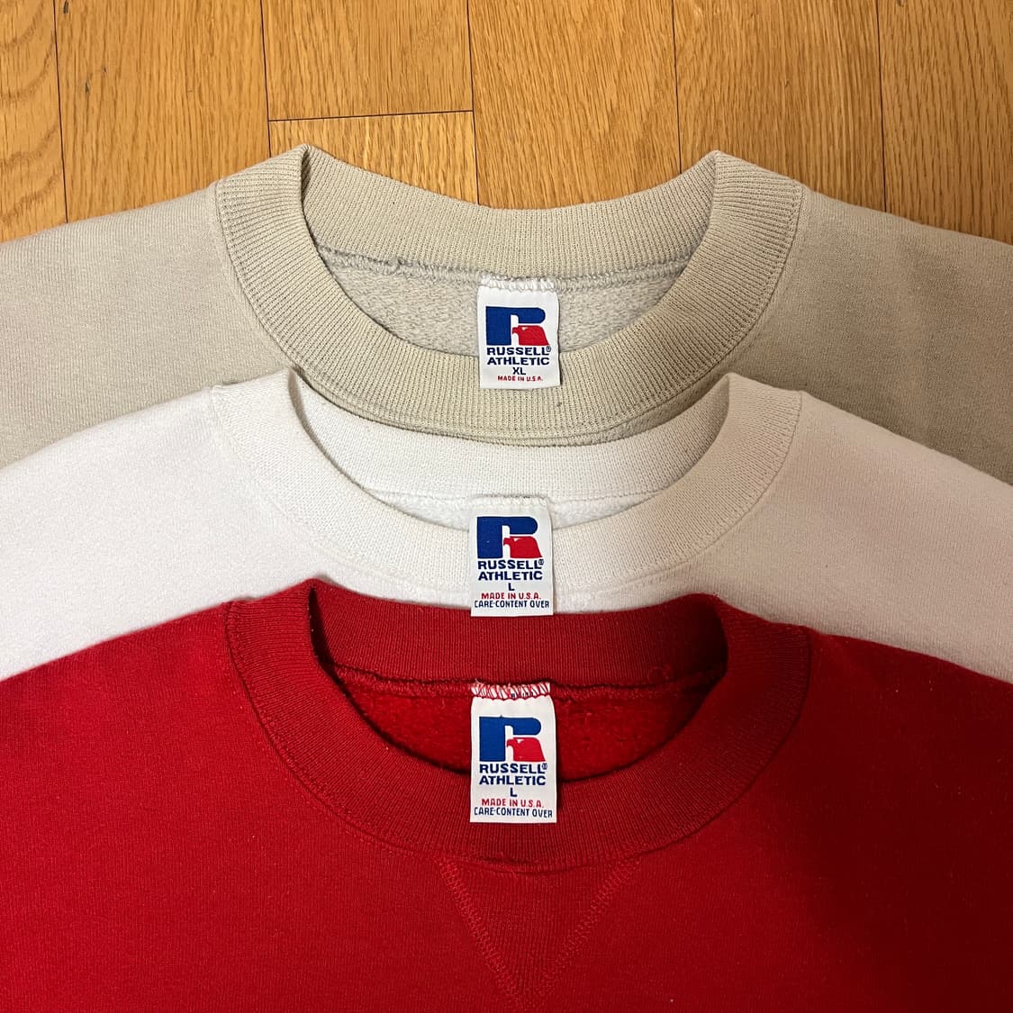 [L-XL] 90s USA 빈티지 러셀 플레인 스웻 일괄 상품이미지1