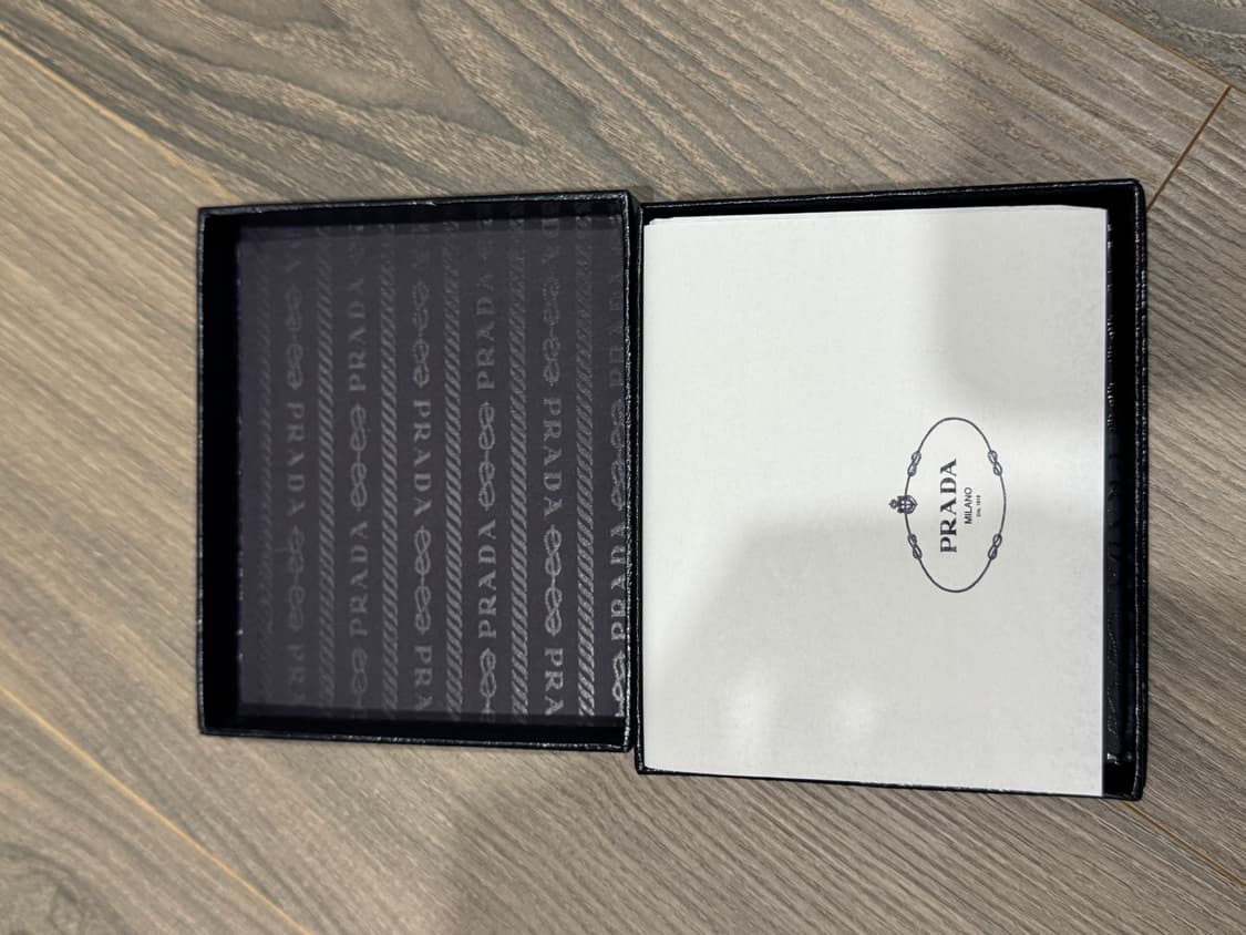 프라다 사피아노 카드지갑 블랙 상품이미지3