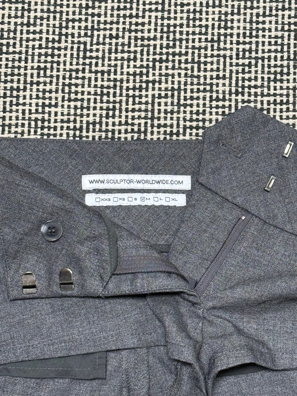 Sculptor Tailored Micro Shorts Gray M 상품이미지4