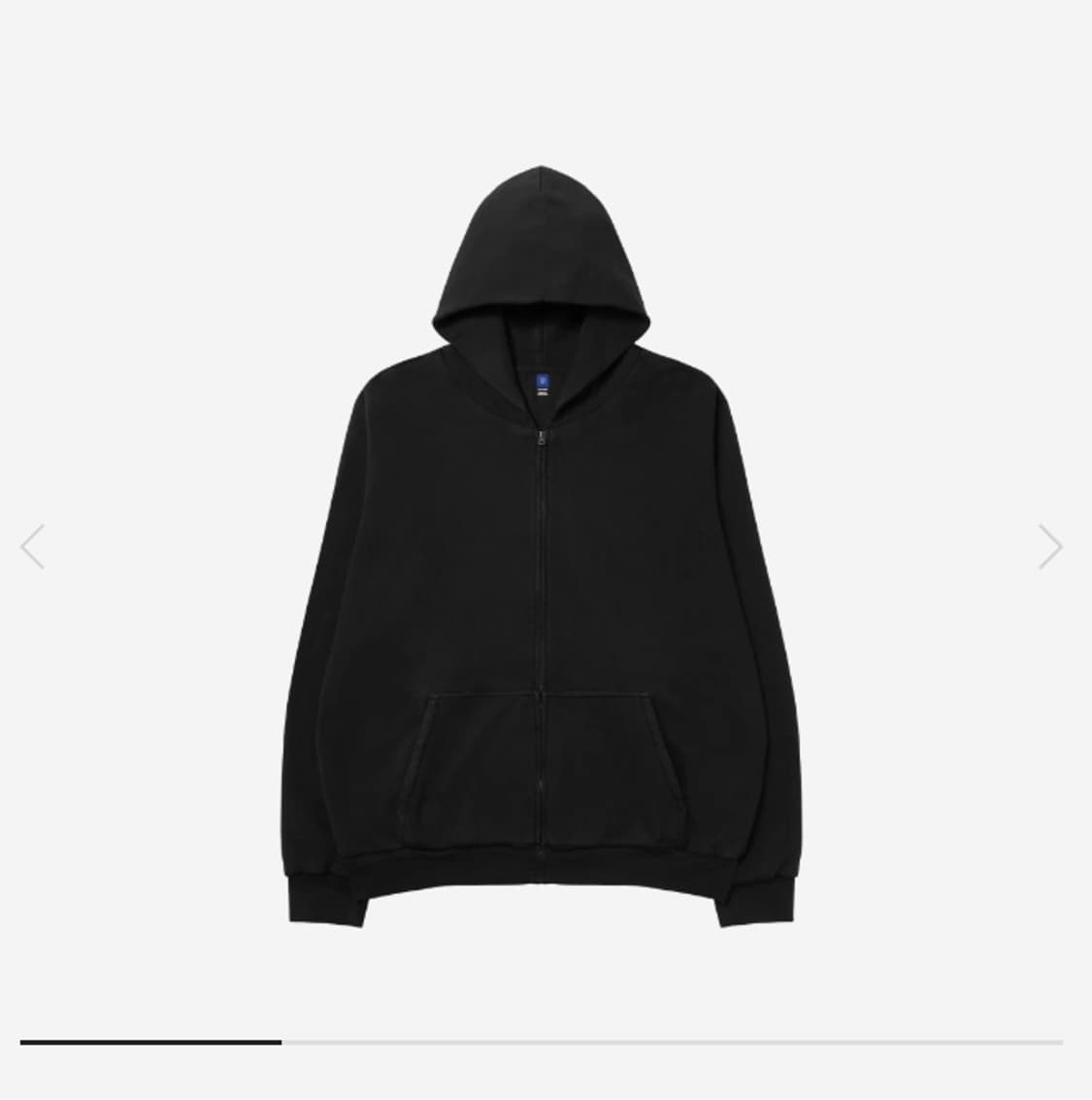 XXL 새제품) GAP 갭 X 이지 후드 집업 후드 블랙 2xl 110 상품이미지3