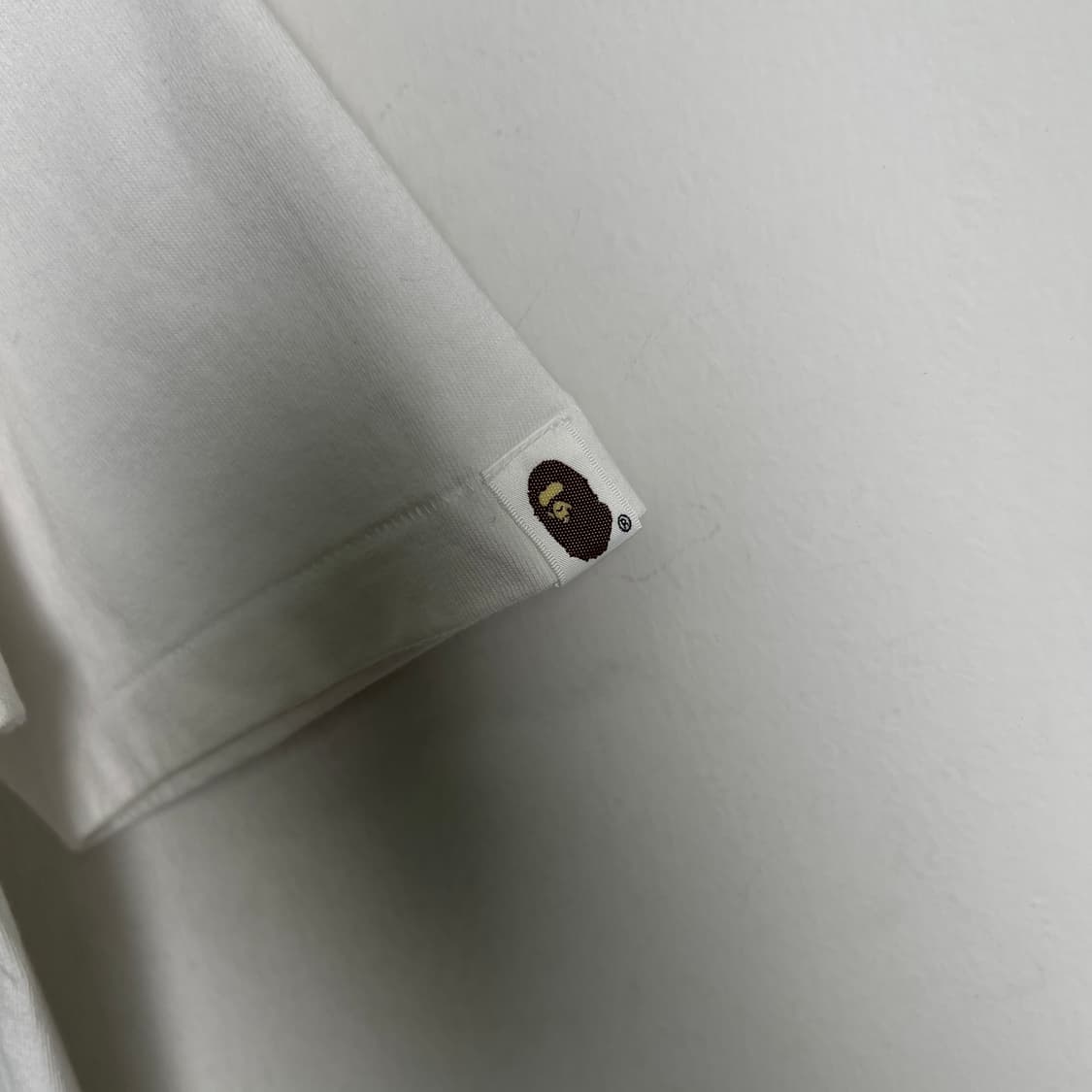 bape 베이프 체크 컬리지 반팔 티셔츠 M 상품이미지6