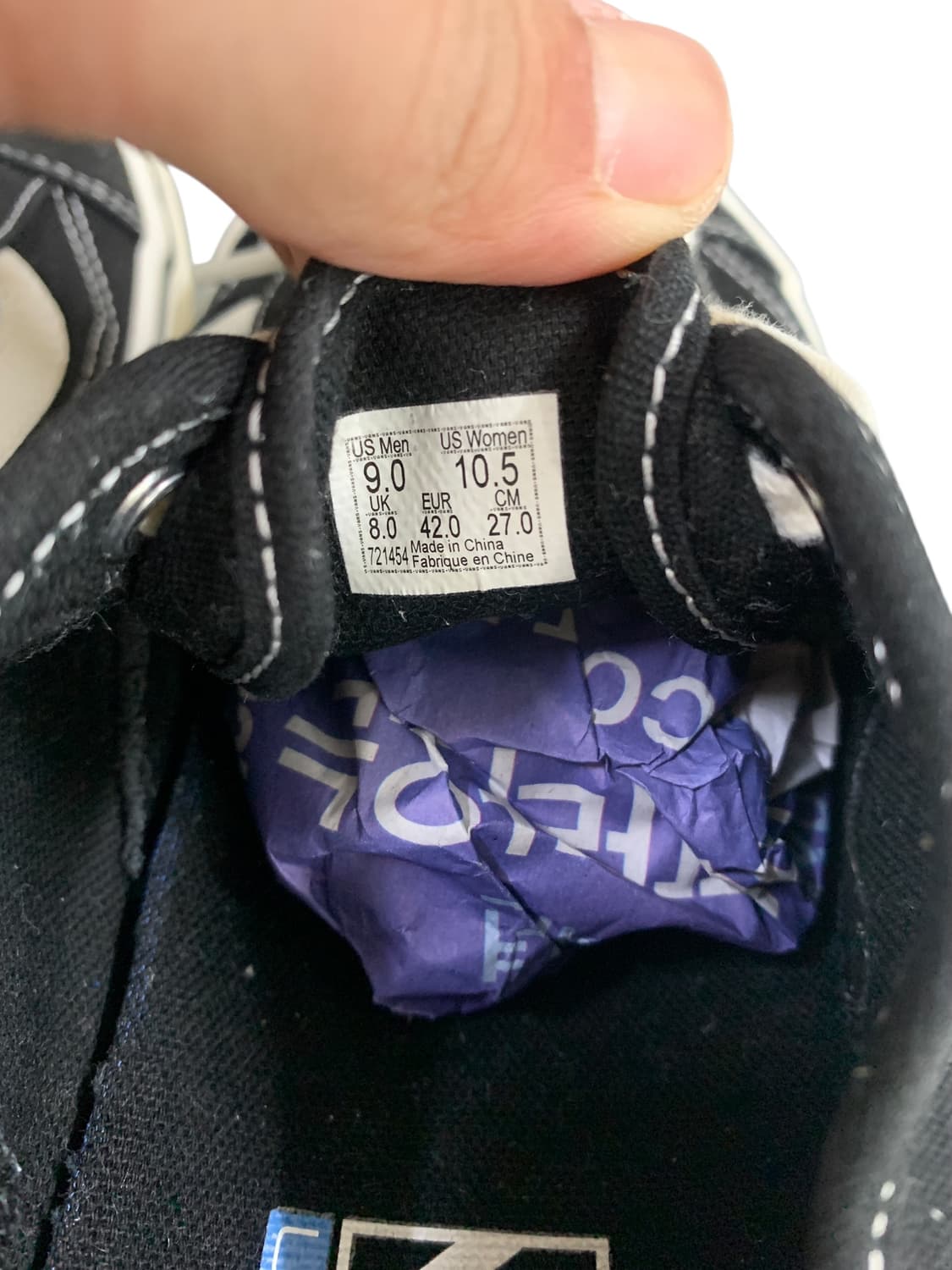 반스 센트리 올드스쿨 WC 블랙 270 상품이미지10