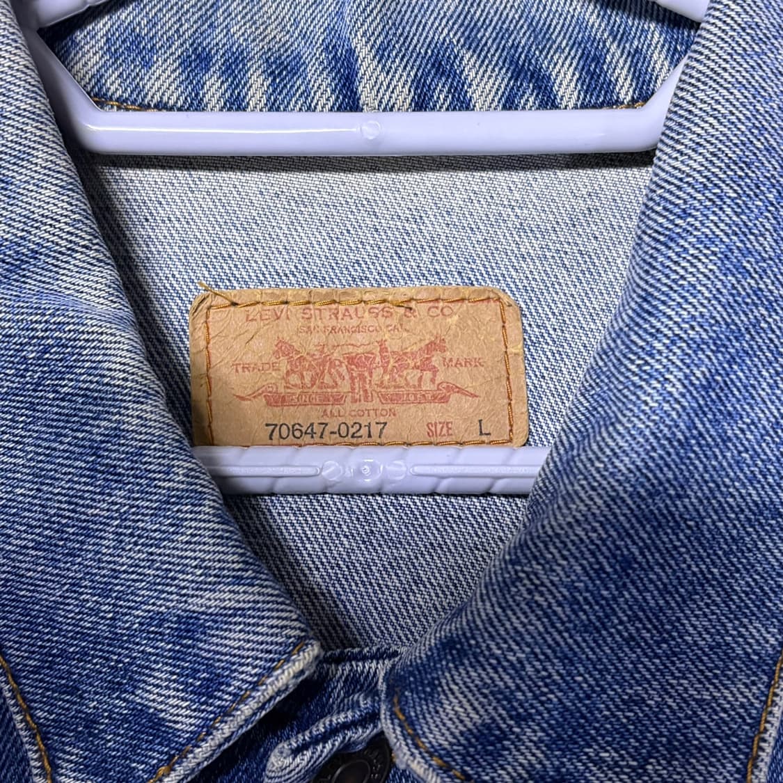 90년대 리바이스 Type1 Truker jacket L사이즈 상품이미지2