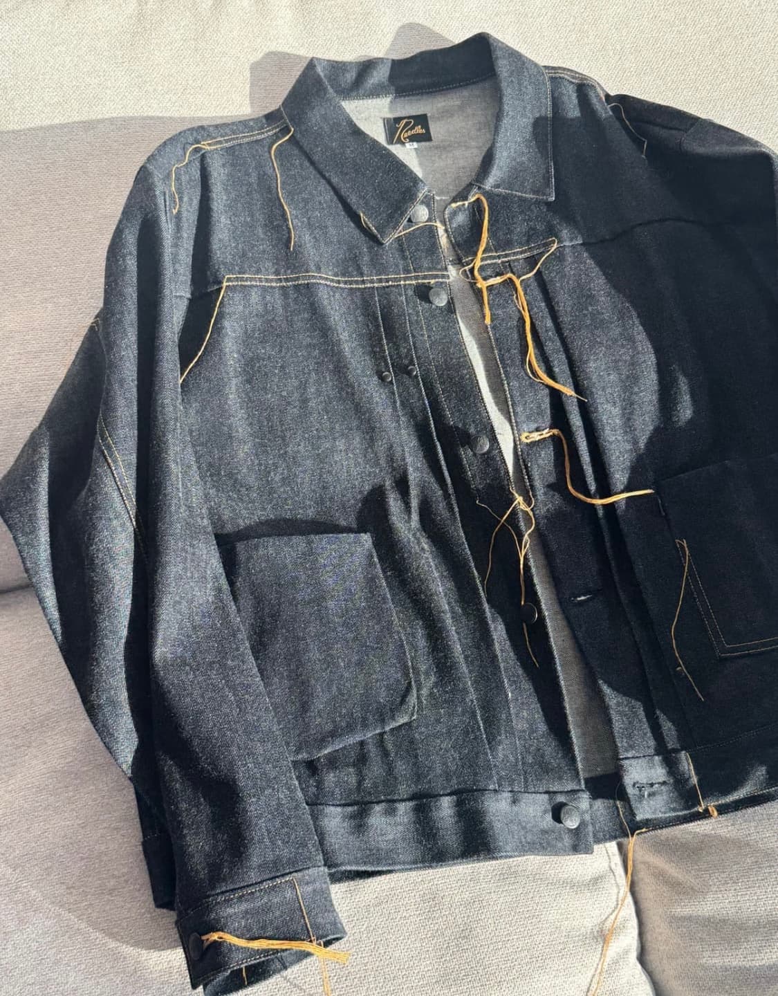 Needles 니들스 디테일 청자켓 데님자켓 m 상품이미지2