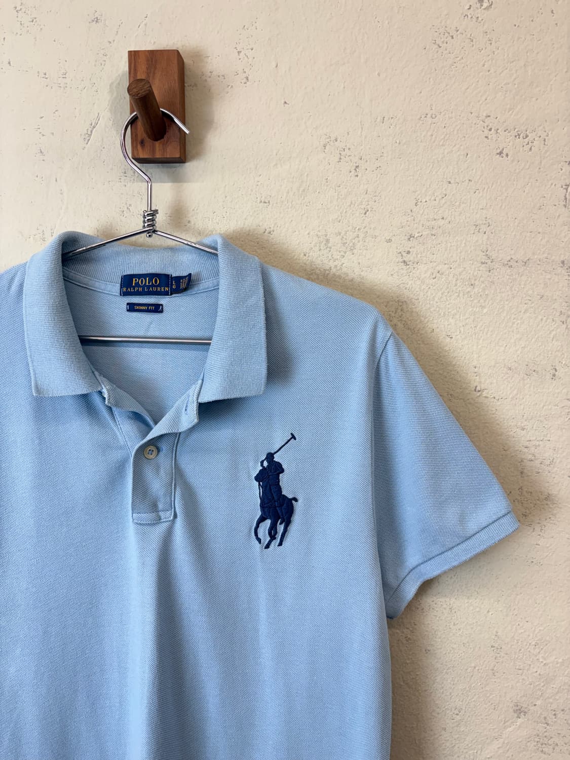 폴로랄프로렌 치프키프 빅포니 하늘색 반팔 카라티 상품이미지2