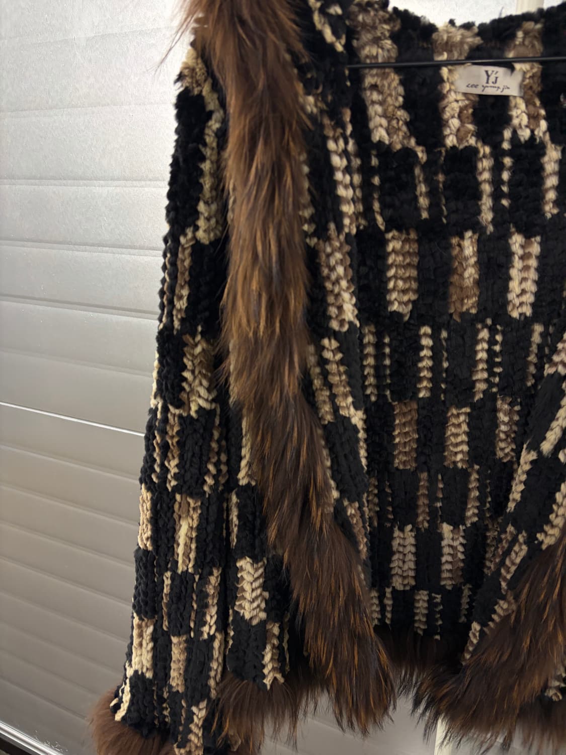 Vintage rex fur hood jacket (Y2K mood) 상품이미지5