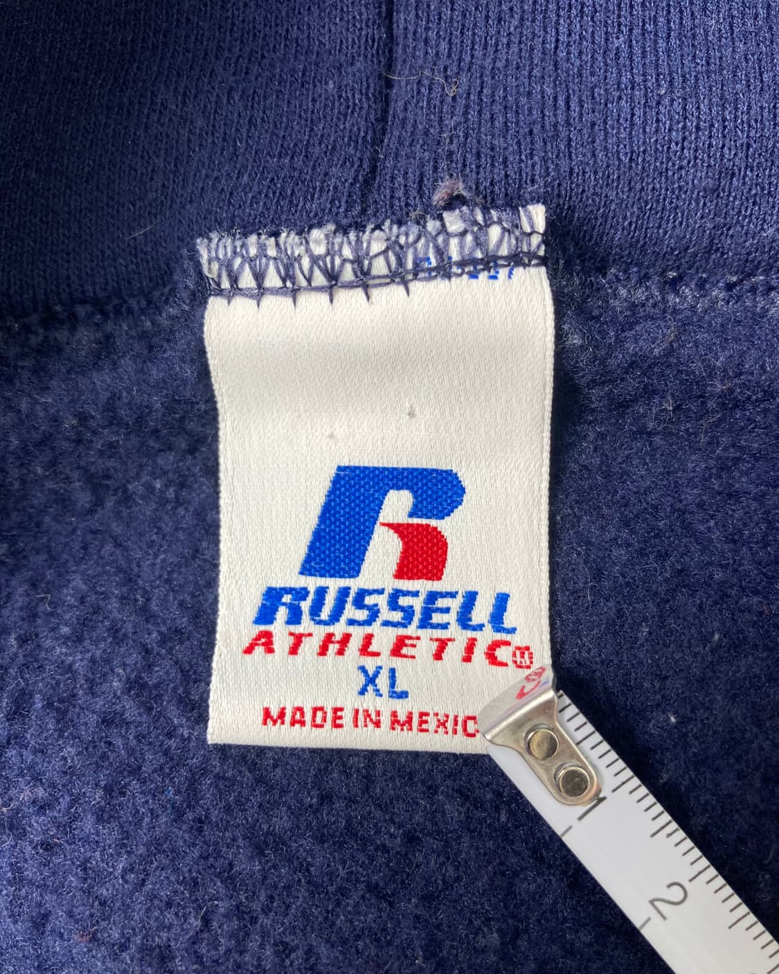 90s Russell Zip Up Hoodie (navy) 상품이미지3