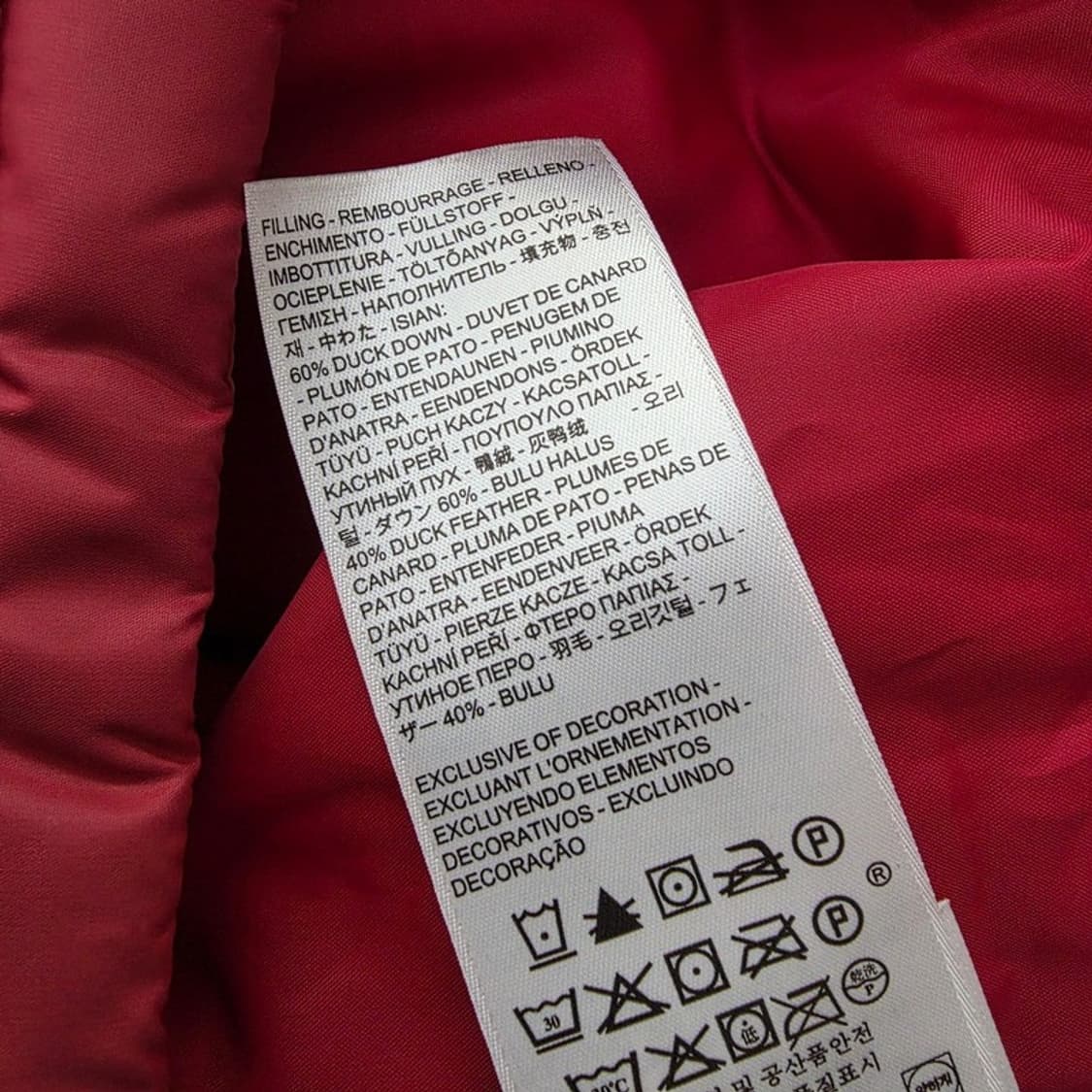 리바이스 코듀로이 요크 배색 덕다운 패딩 L 상품이미지7