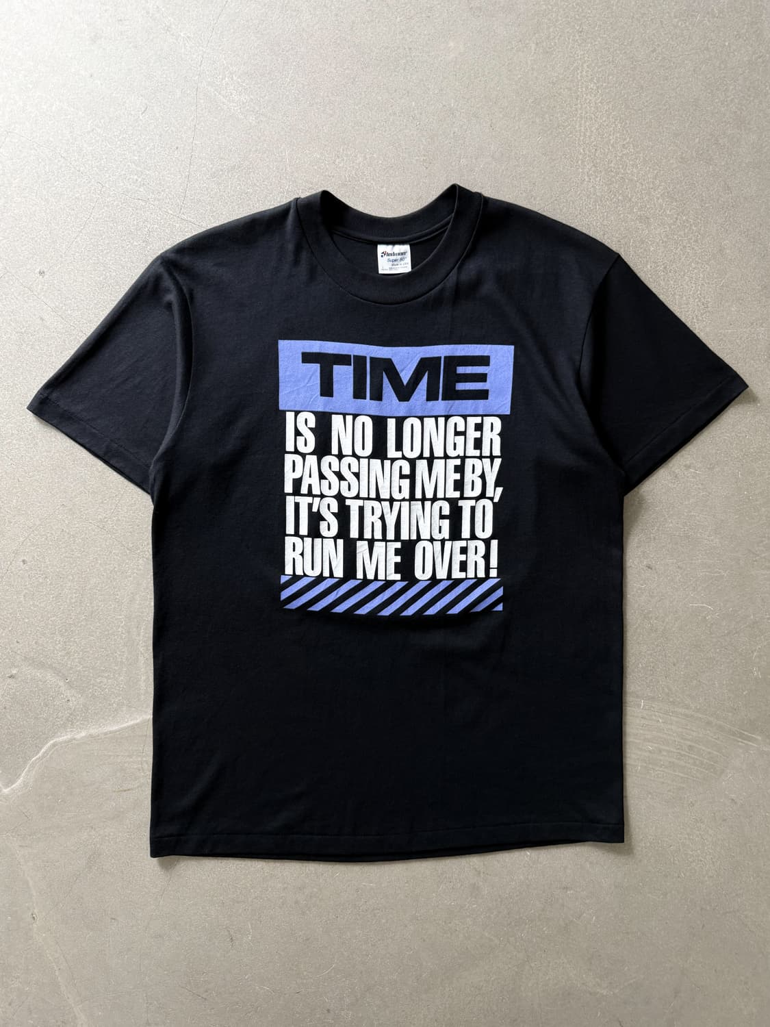  90s Vintage TIME RUN ME OVER Tee 상품이미지1