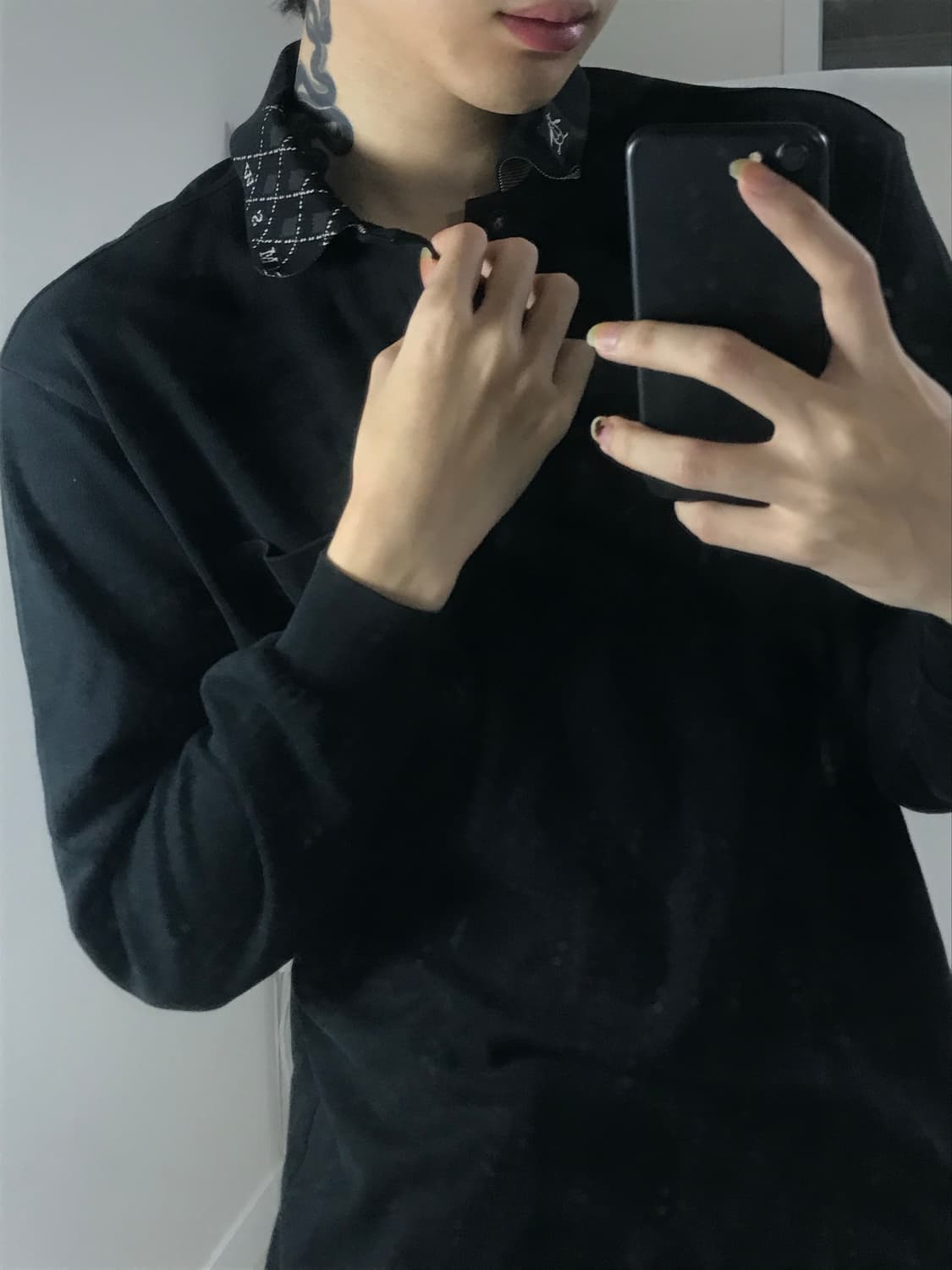 Vintage Black Pocket Polo 상품이미지3