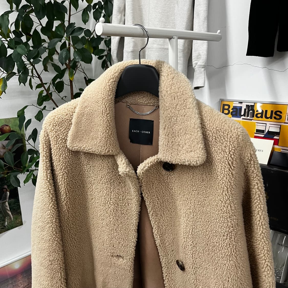 이치아더 램스킨 무스탕 코트 S 상품이미지2