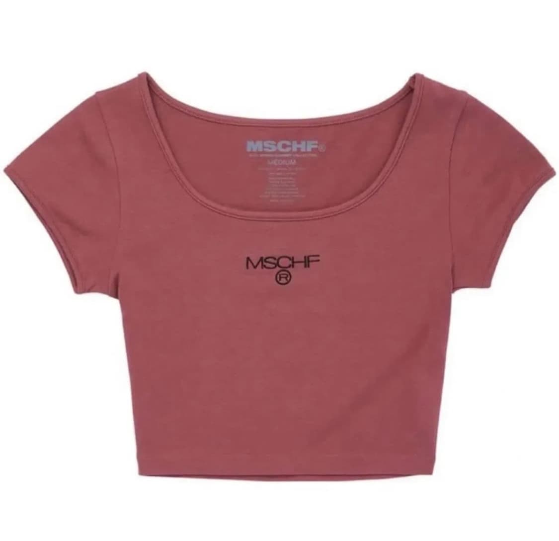 미스치프 피티드 베이직 티 - 2color 인디핑크,그린 상품이미지1