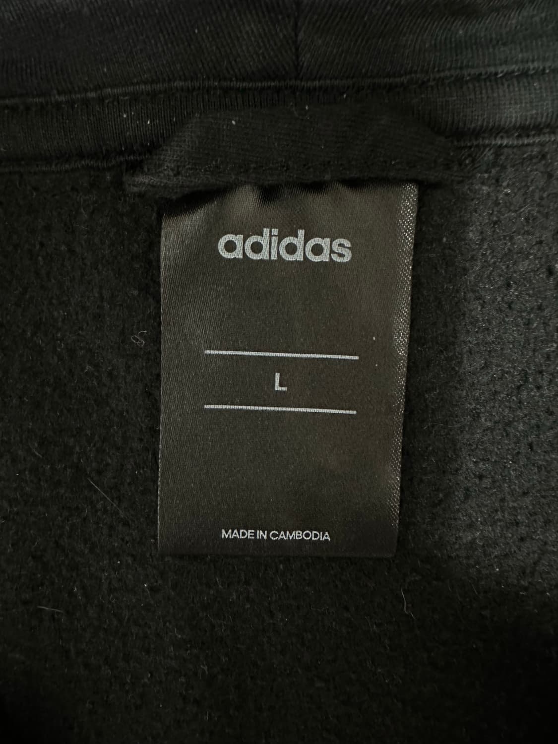 아디다스 블랙 삼선 후드집업 상품이미지4