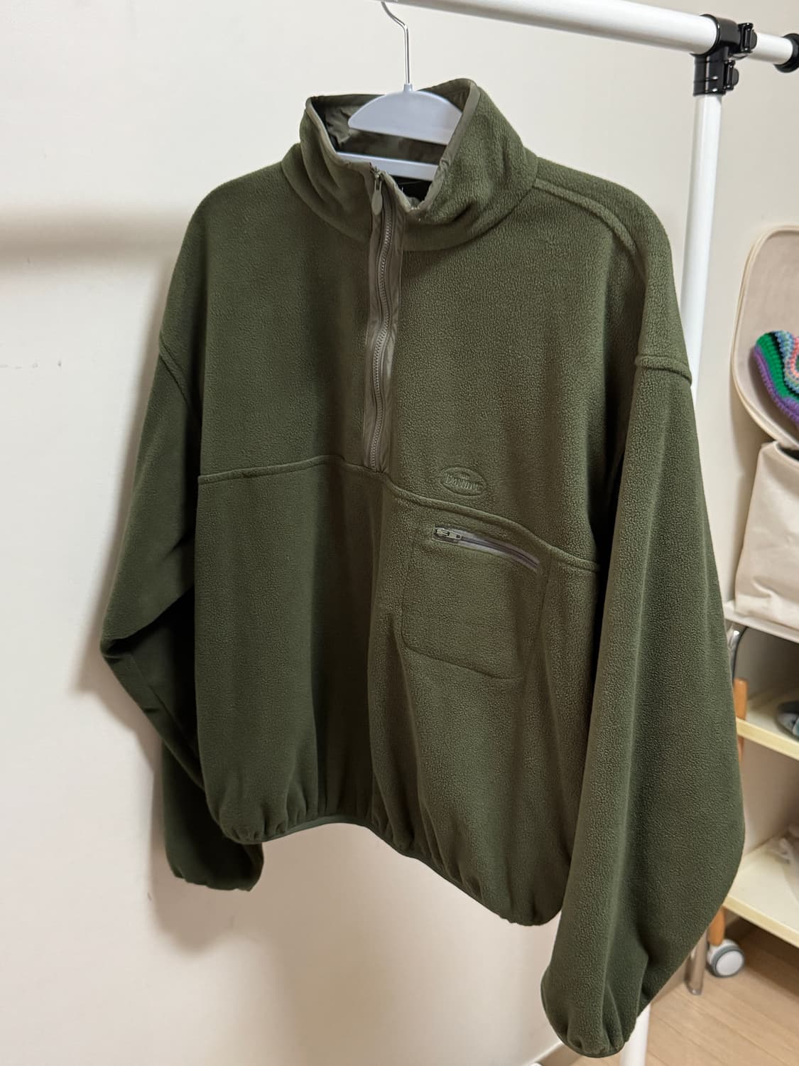 더바넷 플리스 하프집업 스몰 상품이미지1