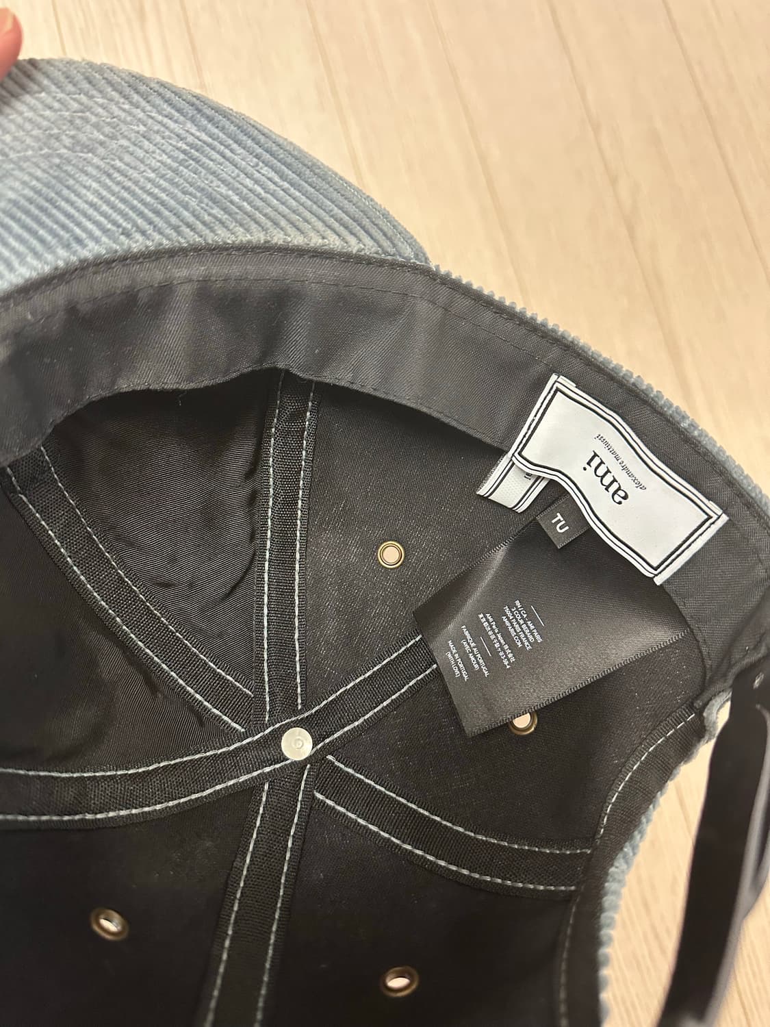 ami 코듀로이볼캡 팝니다. 상품이미지7