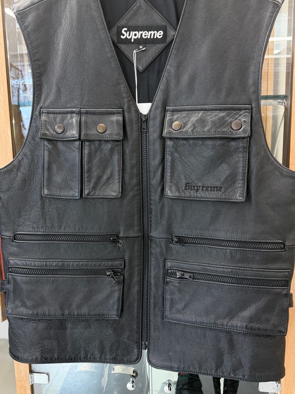 Supreme utility leather vest  상품이미지3