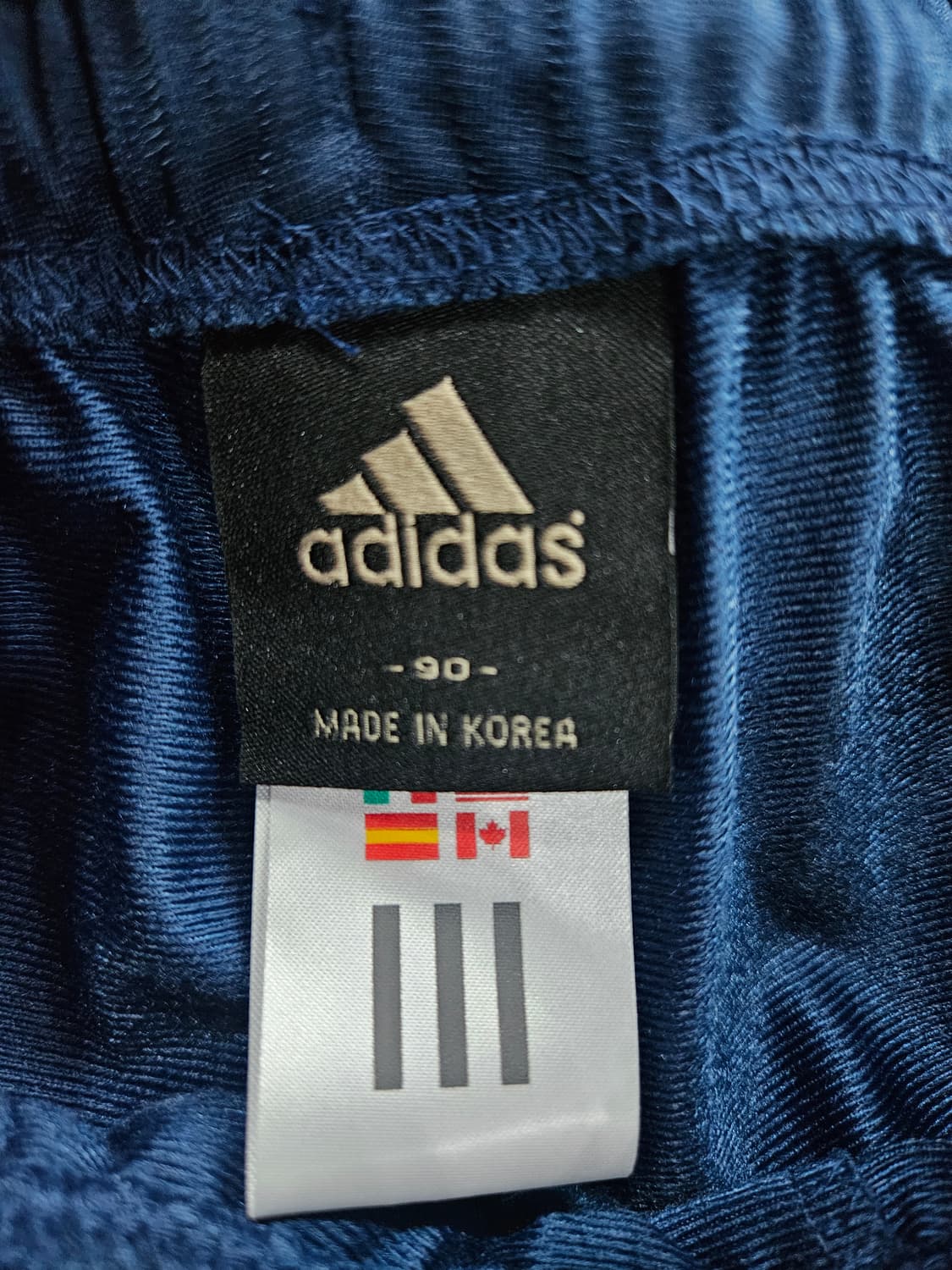 아디다스 삼선 다크블루 남성 허리 28~29 트레이닝바지  상품이미지3