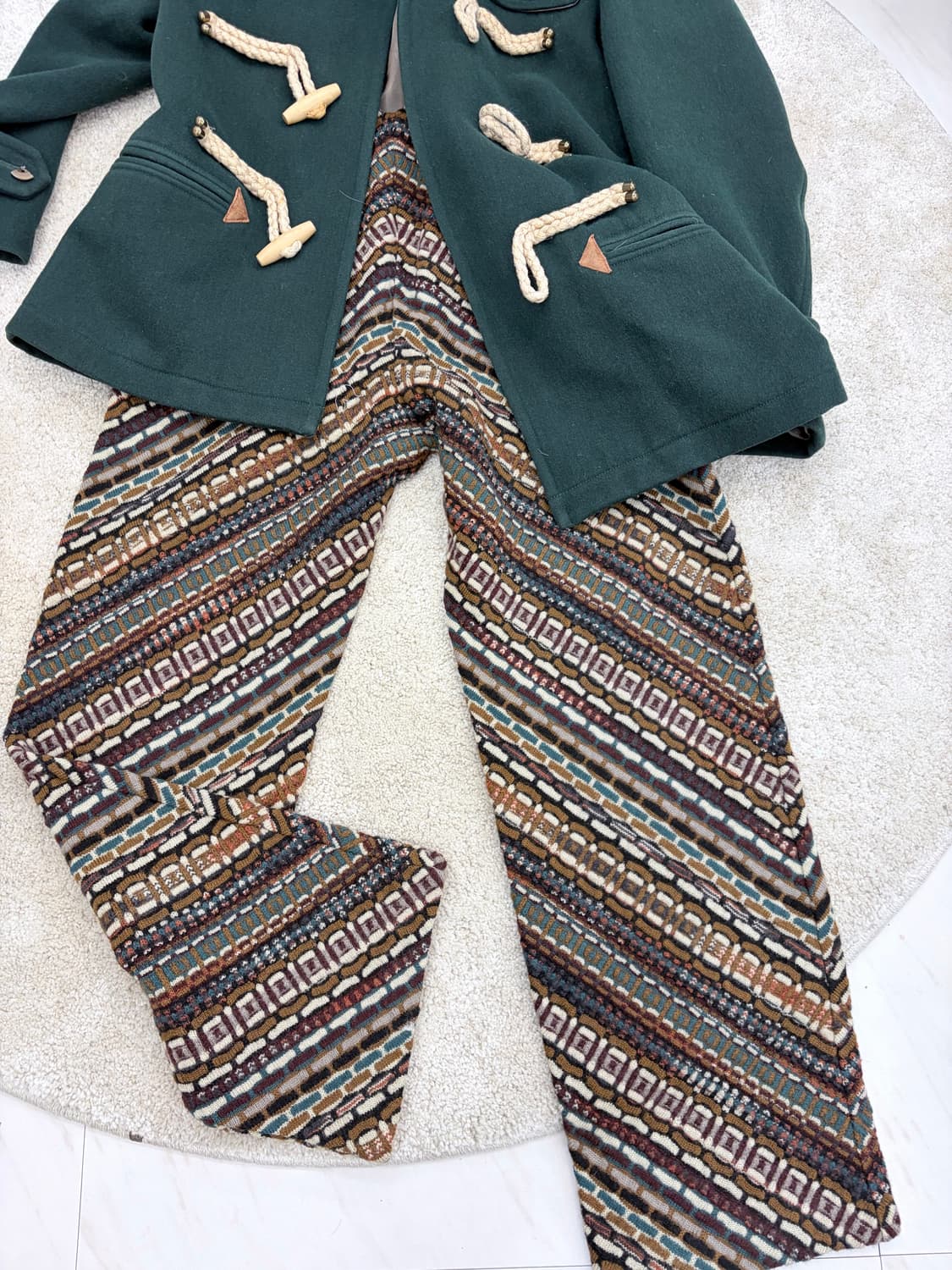 미쏘니 니트 바지 46 상품이미지3