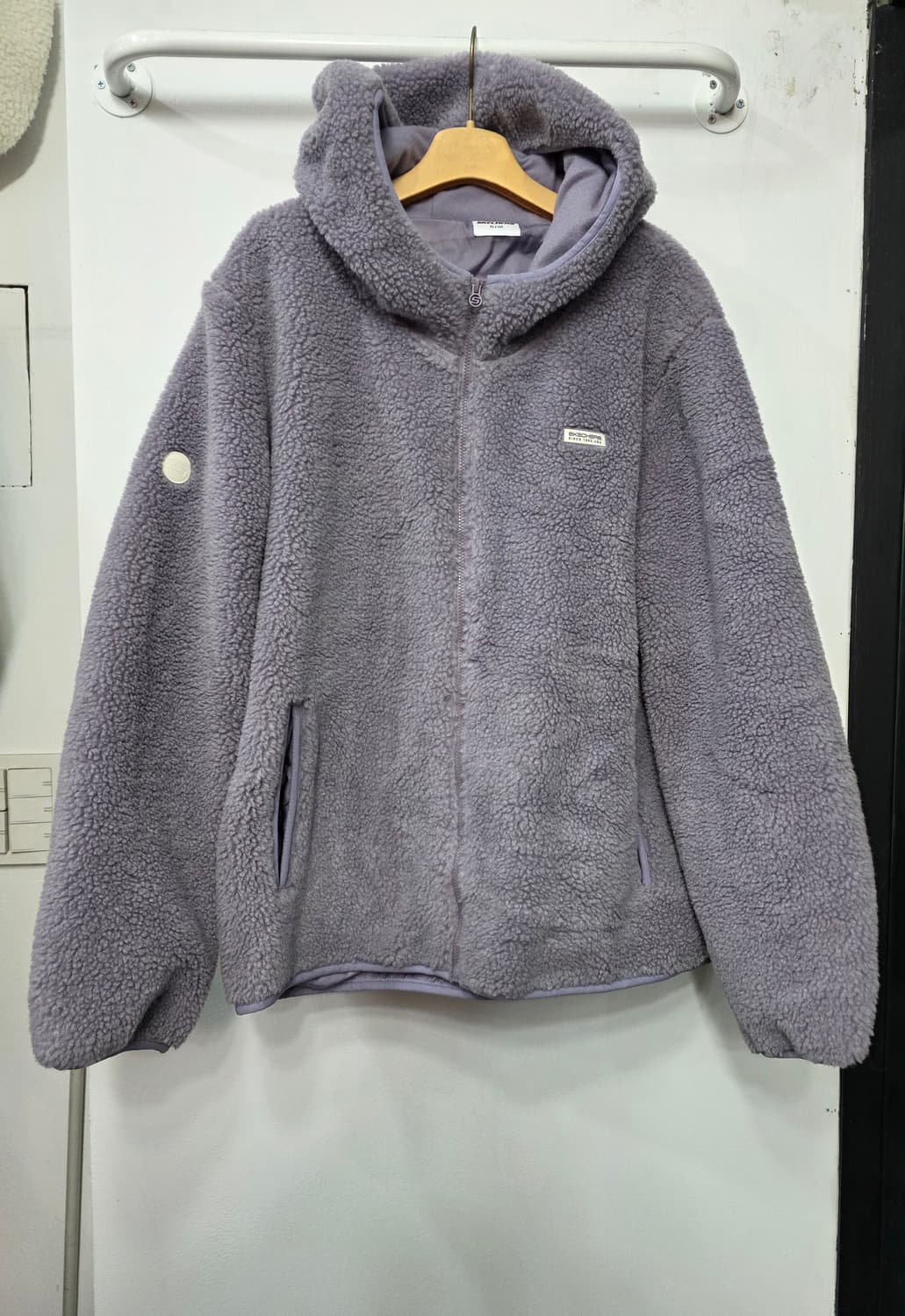 스케쳐스 여성 후리스 후드 집업 상품이미지1