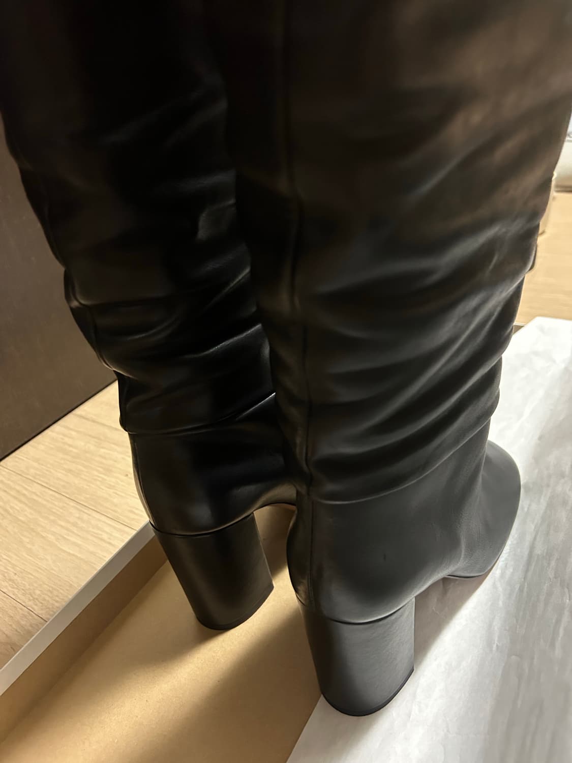 Arket knee high leather boots 상품이미지5