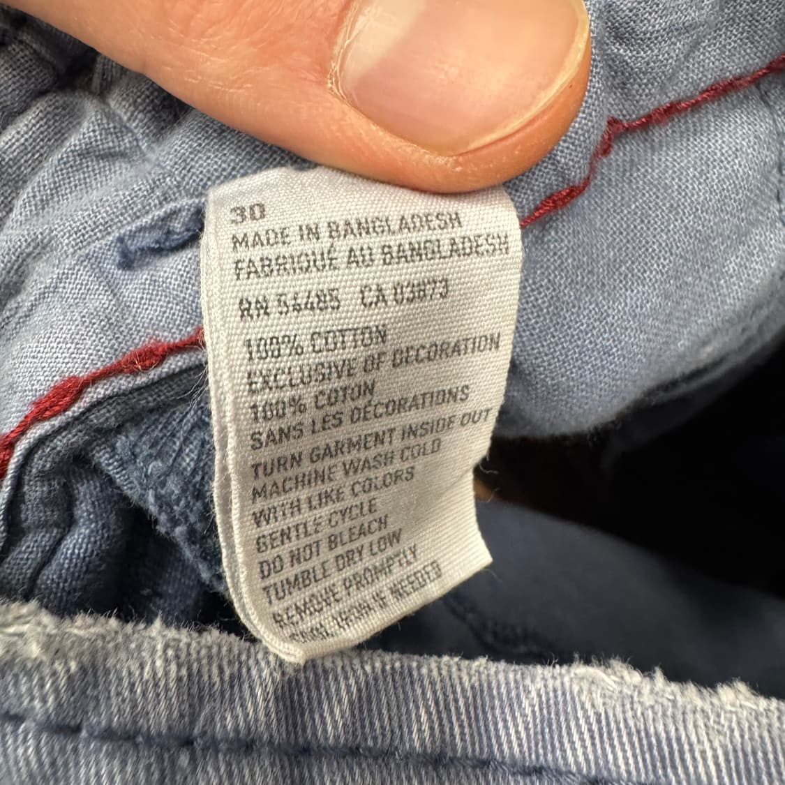 아메리칸 이글 카고 반바지 후면 포켓 독수리 포인트 블루 상품이미지10