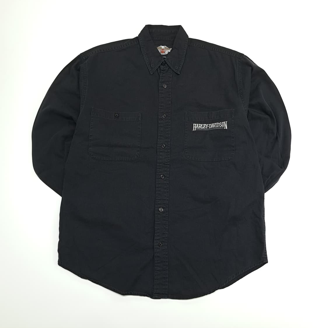 CN685 L 할리데이비슨 블랙 긴팔 셔츠 남방 상품이미지1