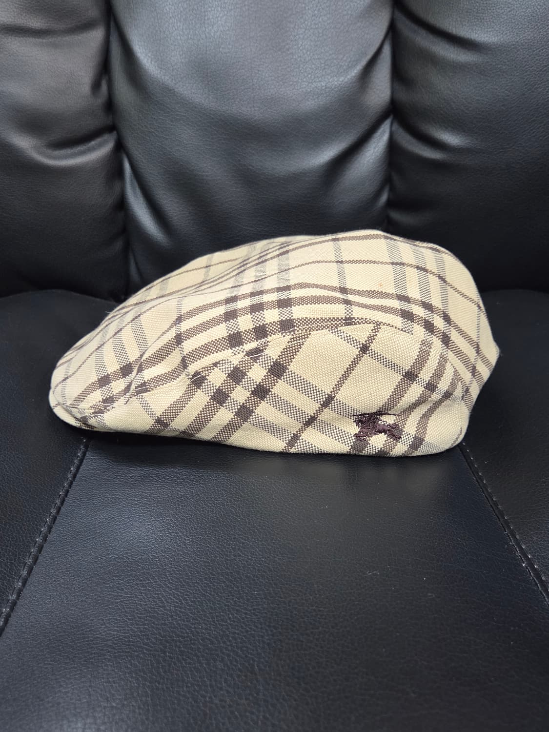 (정품) [버버리] 블루라벨 베이지 노바체크 헌팅캡 | 00087 상품이미지2