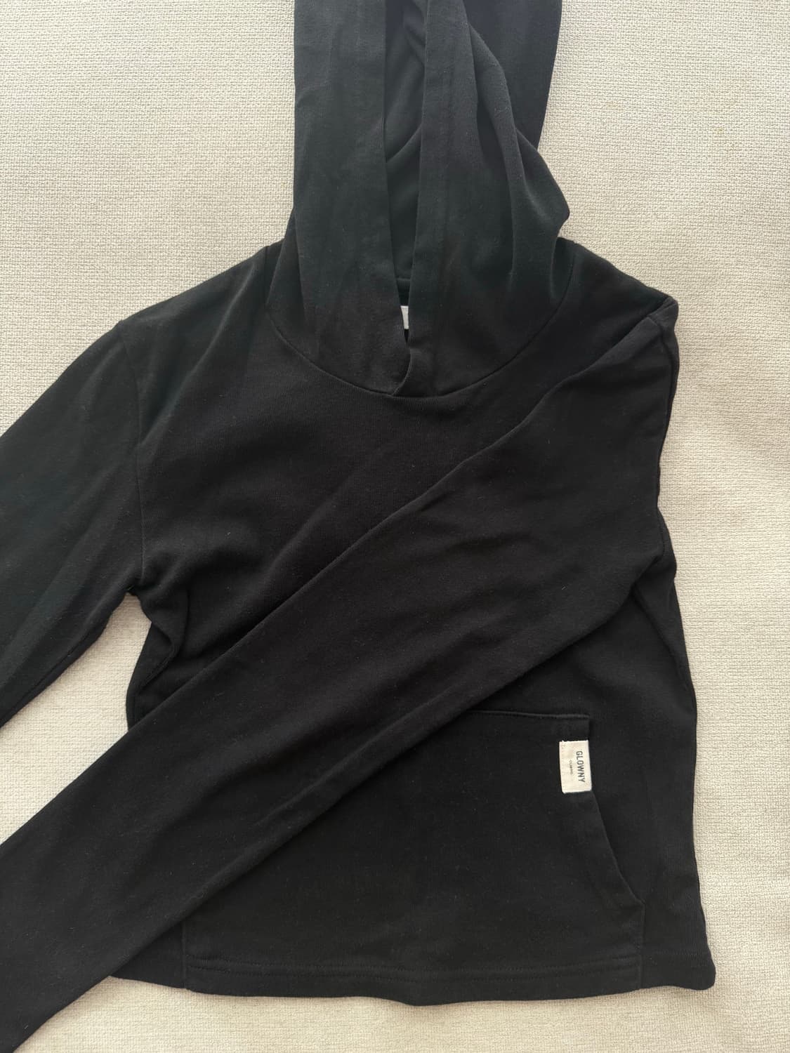 Glowny 글로니 G COMFORT HOODIE (BLACK) 상품이미지2