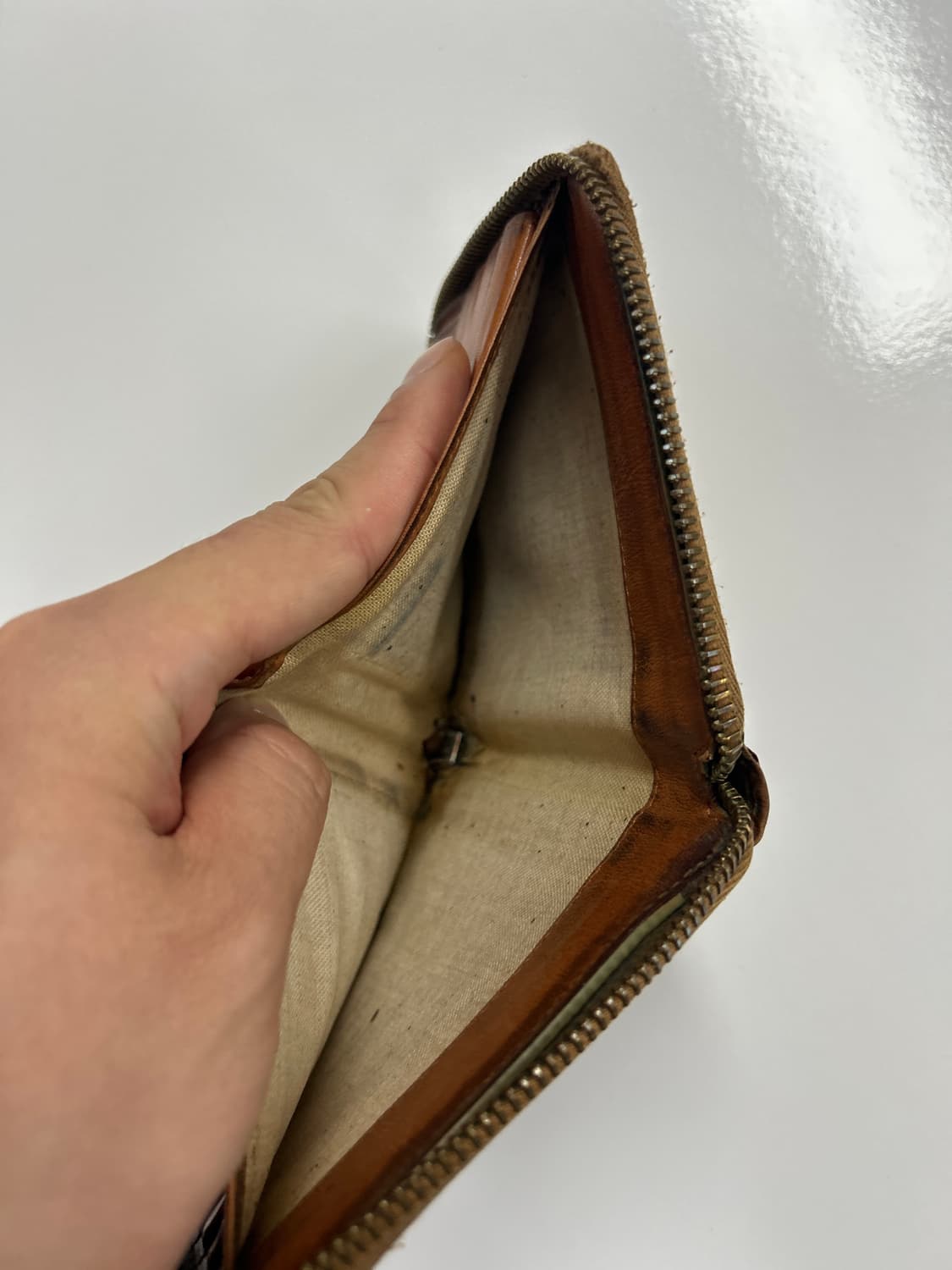 VISVIM 올드비즈빔 네츄럴 풀그레인 레더 바이폴드 지갑 상품이미지8