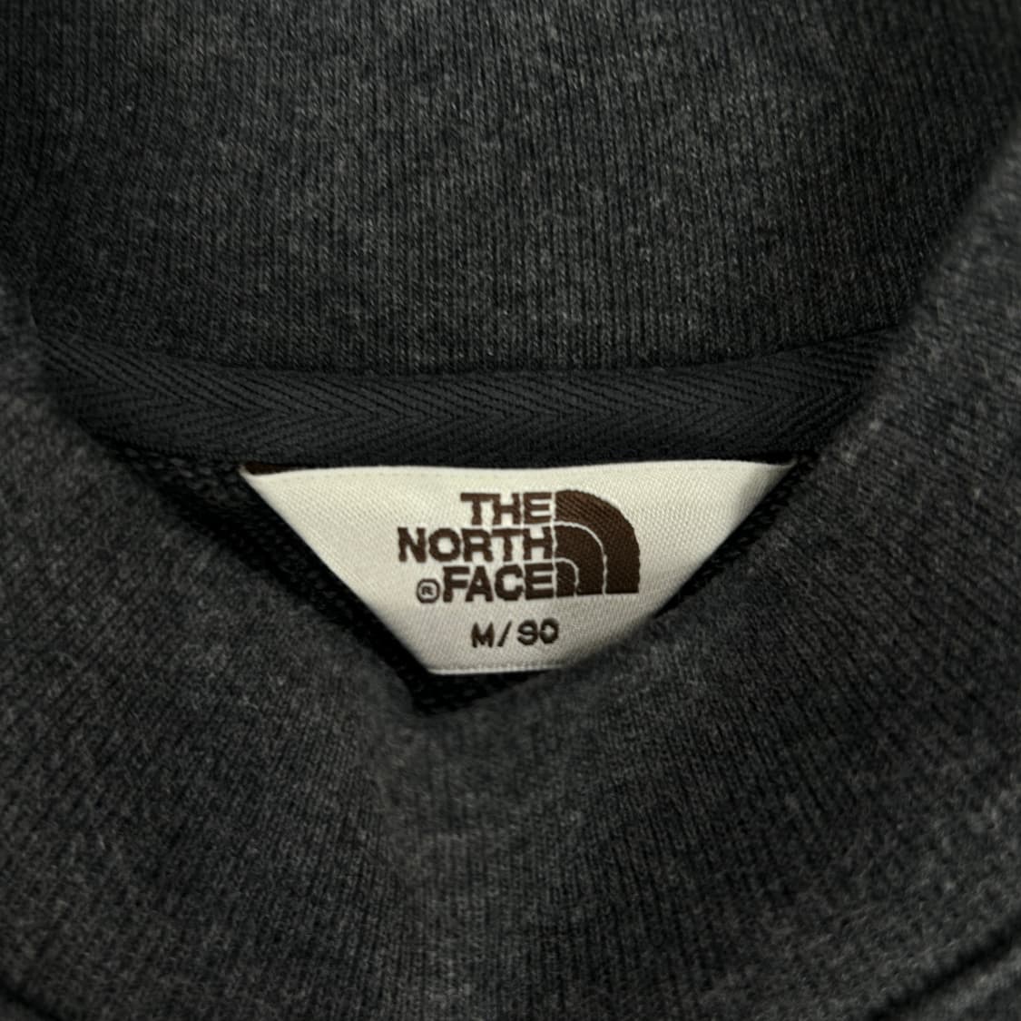 노스페이스 기모 맨투맨 그레이 m 상품이미지2