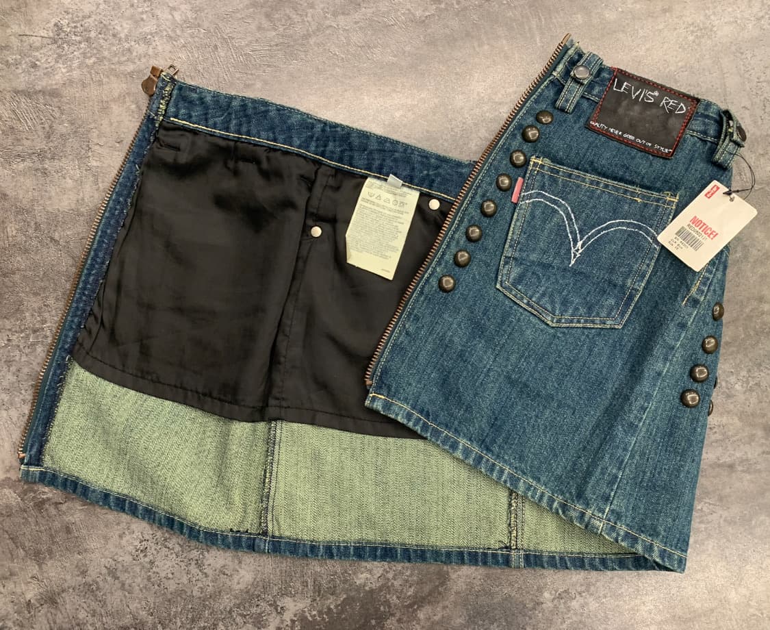 LEVIS RED 리바이스 레드 04/FW 펑크 스터드 데님 스커트 상품이미지5