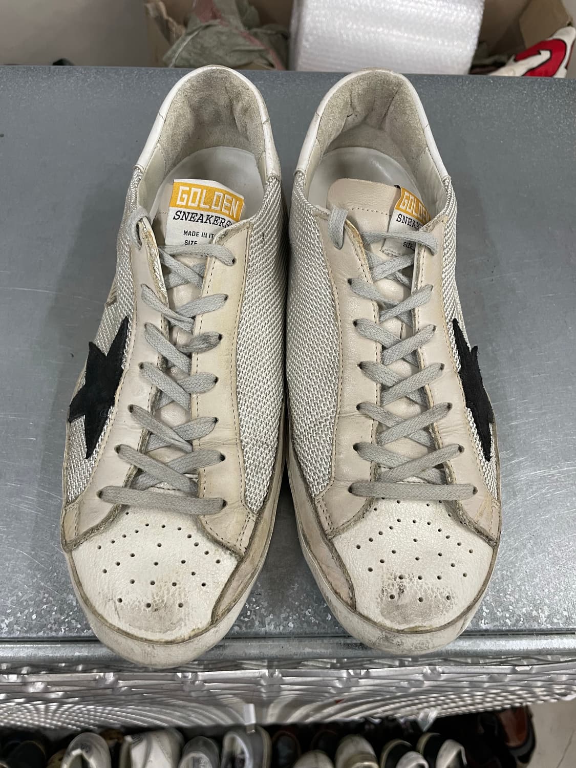 슈퍼스타 레이스업 스니커즈 43 (gr-4113) 상품이미지5