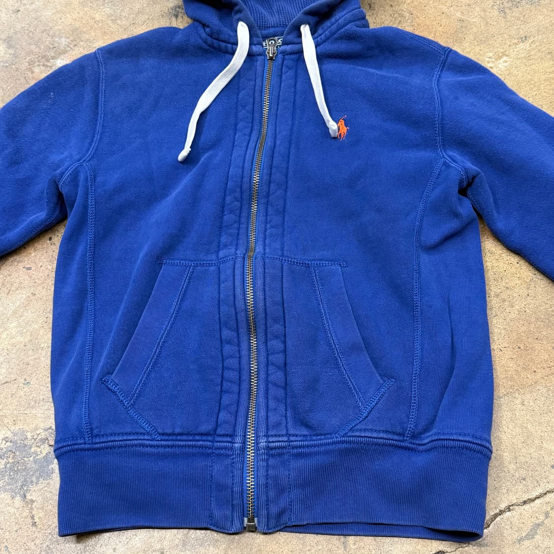 폴로 랄프로렌 블루 후드집업 상품이미지3