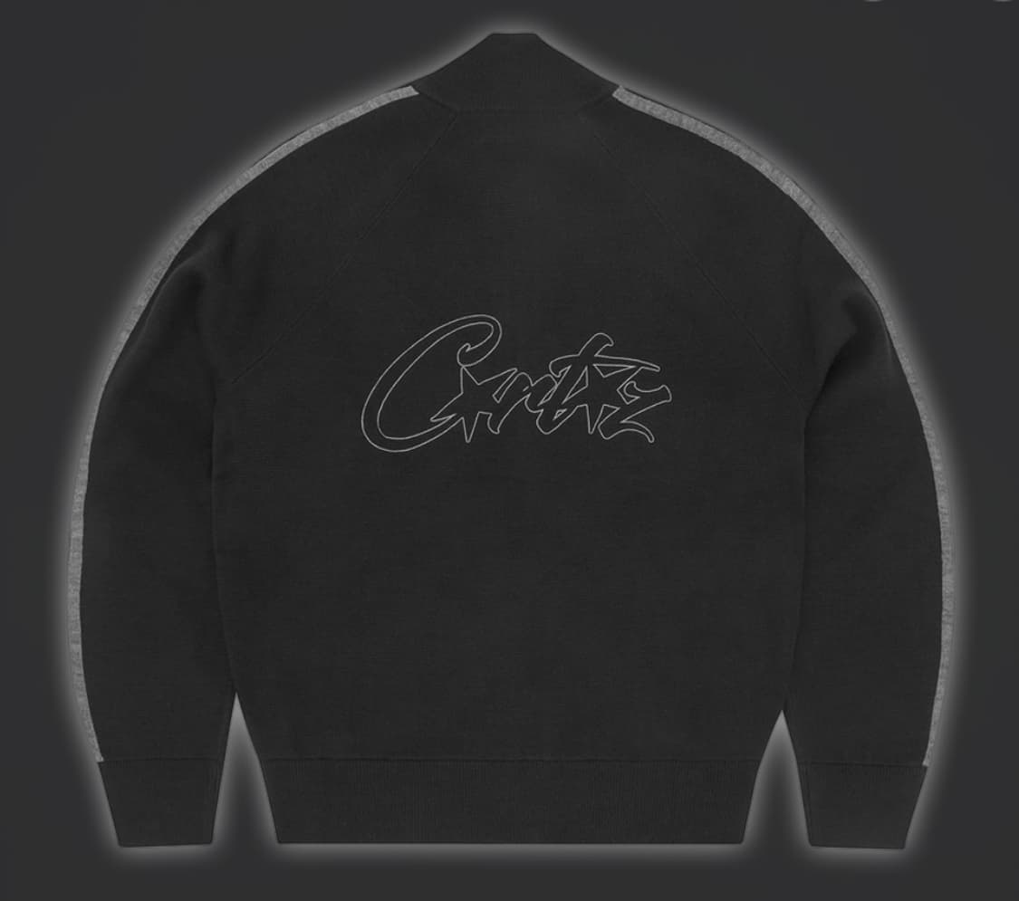 Corteiz  VVS KNIT ZIP UP [BLACK & GREY] 상품이미지2