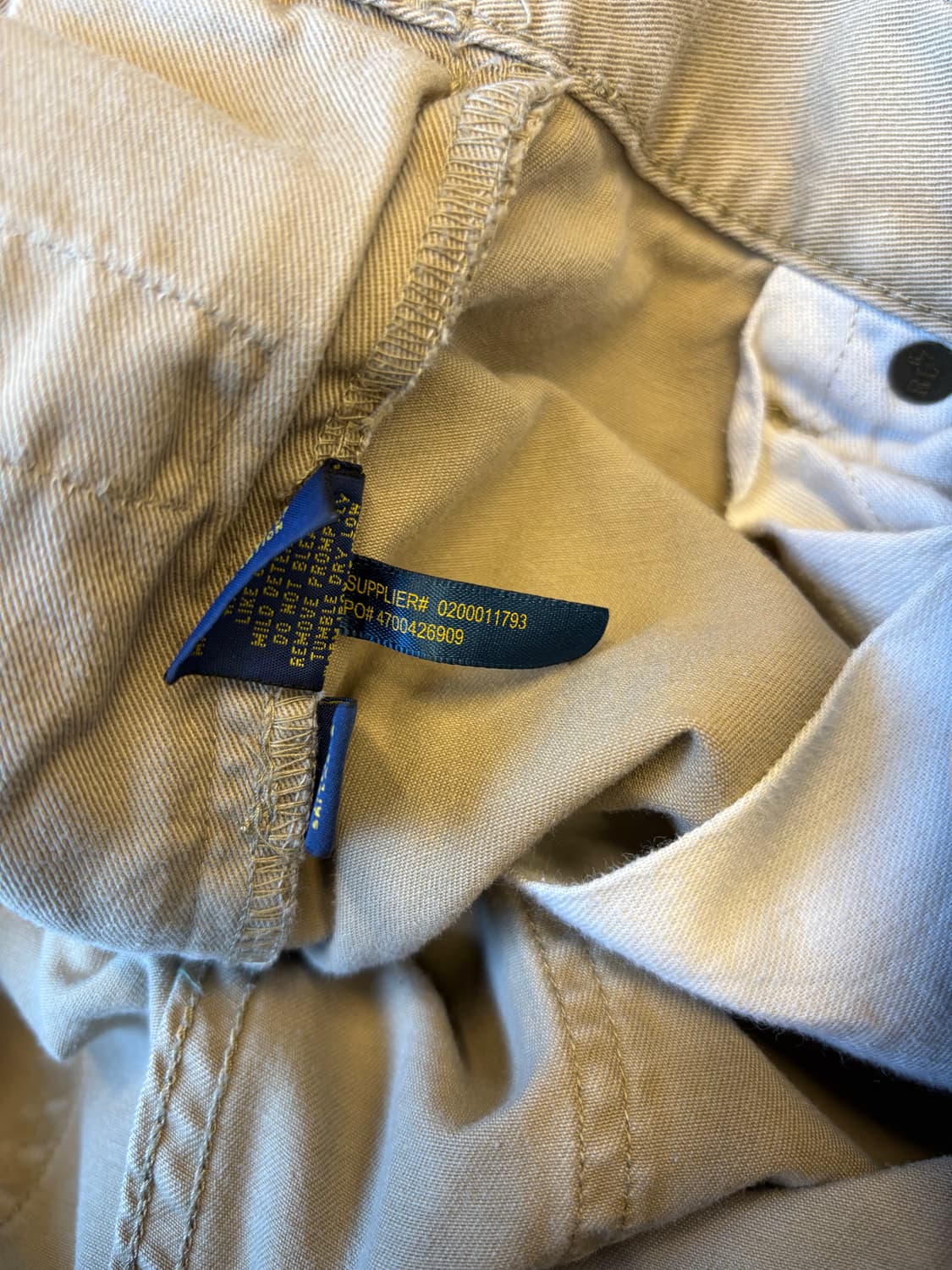 폴로 신형 라벨 가죽 탭 치노 상품이미지5