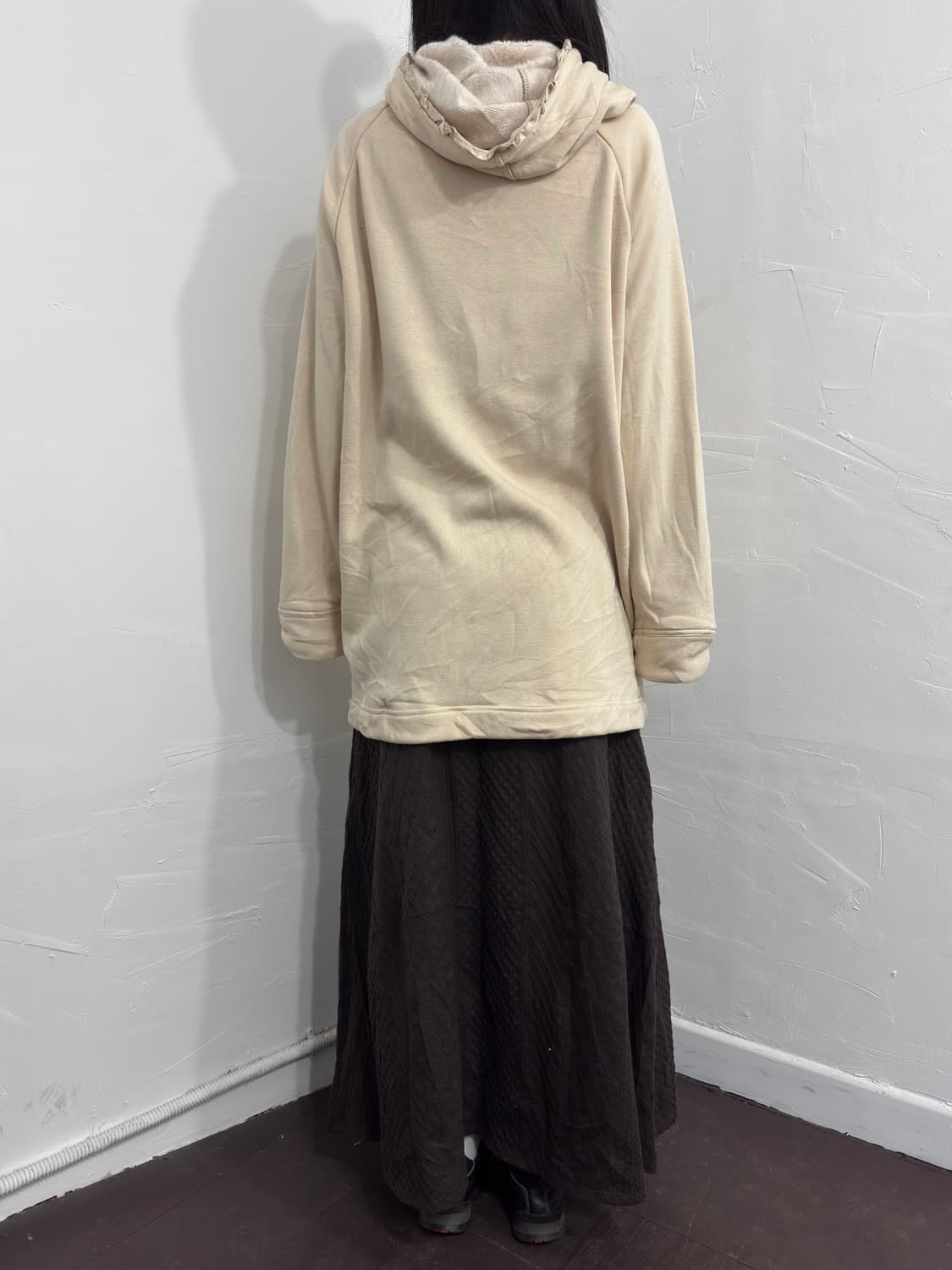 rope picnic brown design long skirt 상품이미지5