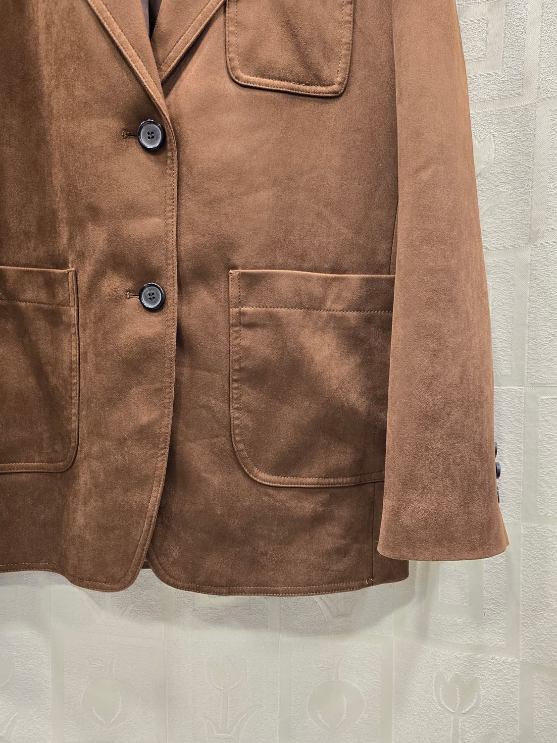 새상품) 룩캐스트 스웨이드 자켓 브라운  상품이미지6