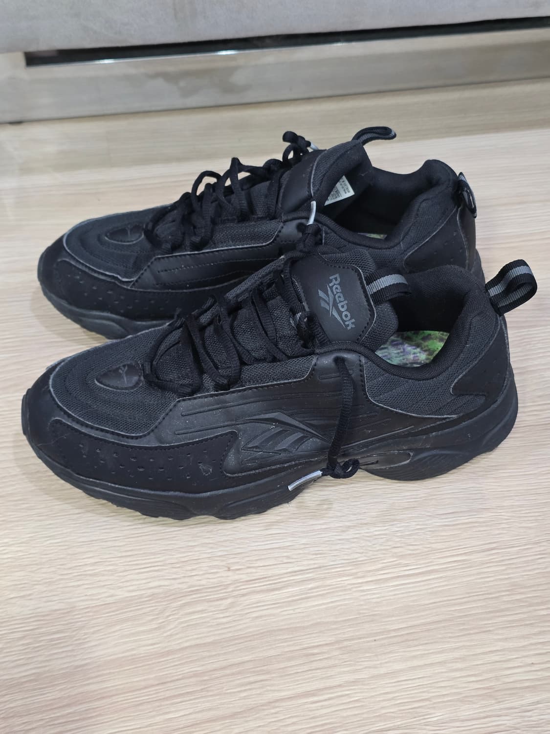 REEBOK 올블랙 DMX  남성 운동화 275 상품이미지1